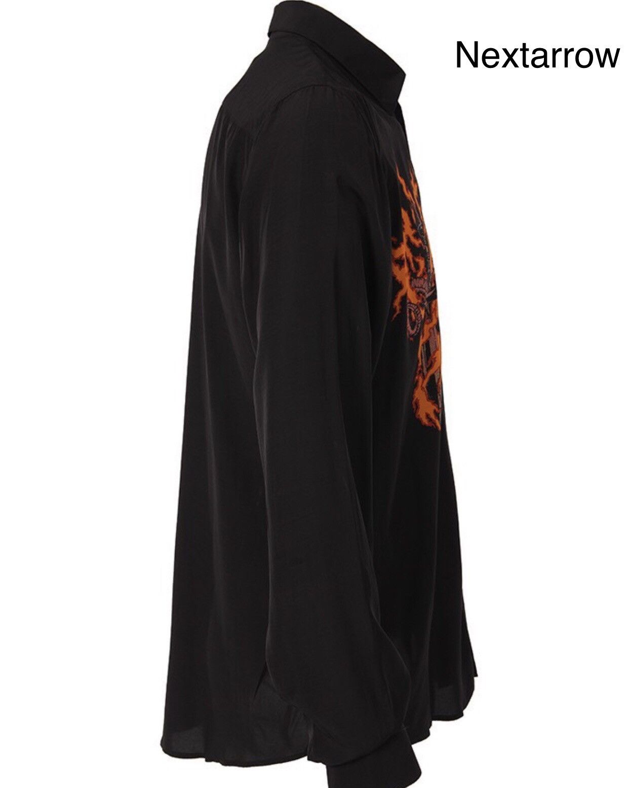 Givenchy GIVENCHY Flame Drop Black Shirt2412-Nextarrow Size US M / EU 48-50 / 2 - 2 Thumbnail