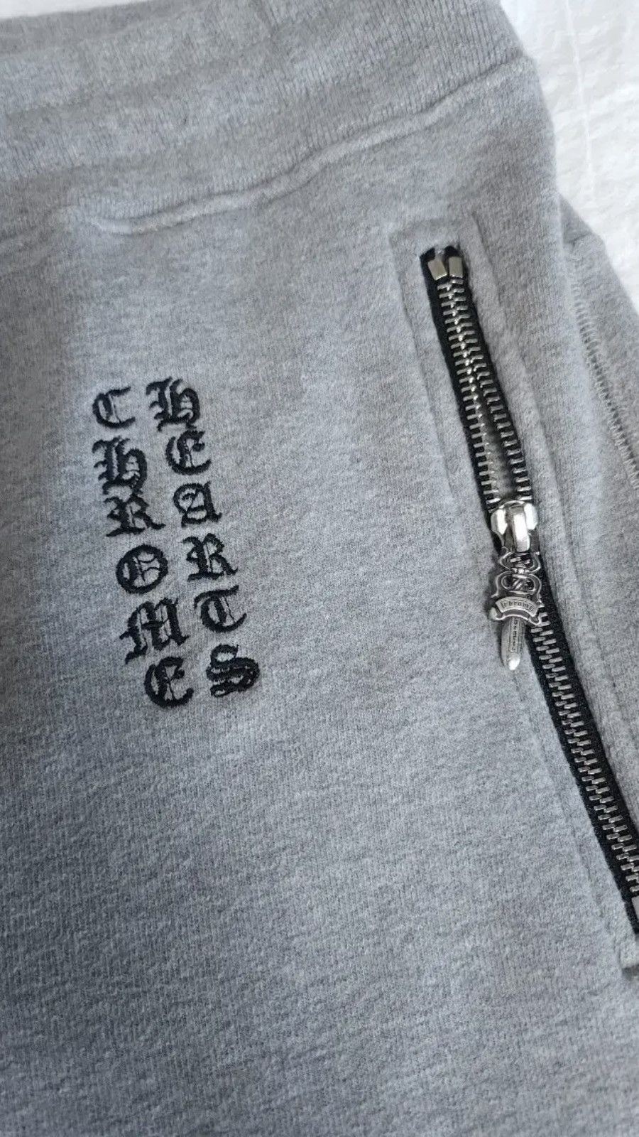 Chrome Hearts Chrome Hearts Vertical Leather Patch Sweatpants Size US 36 / EU 52 - 4 Thumbnail