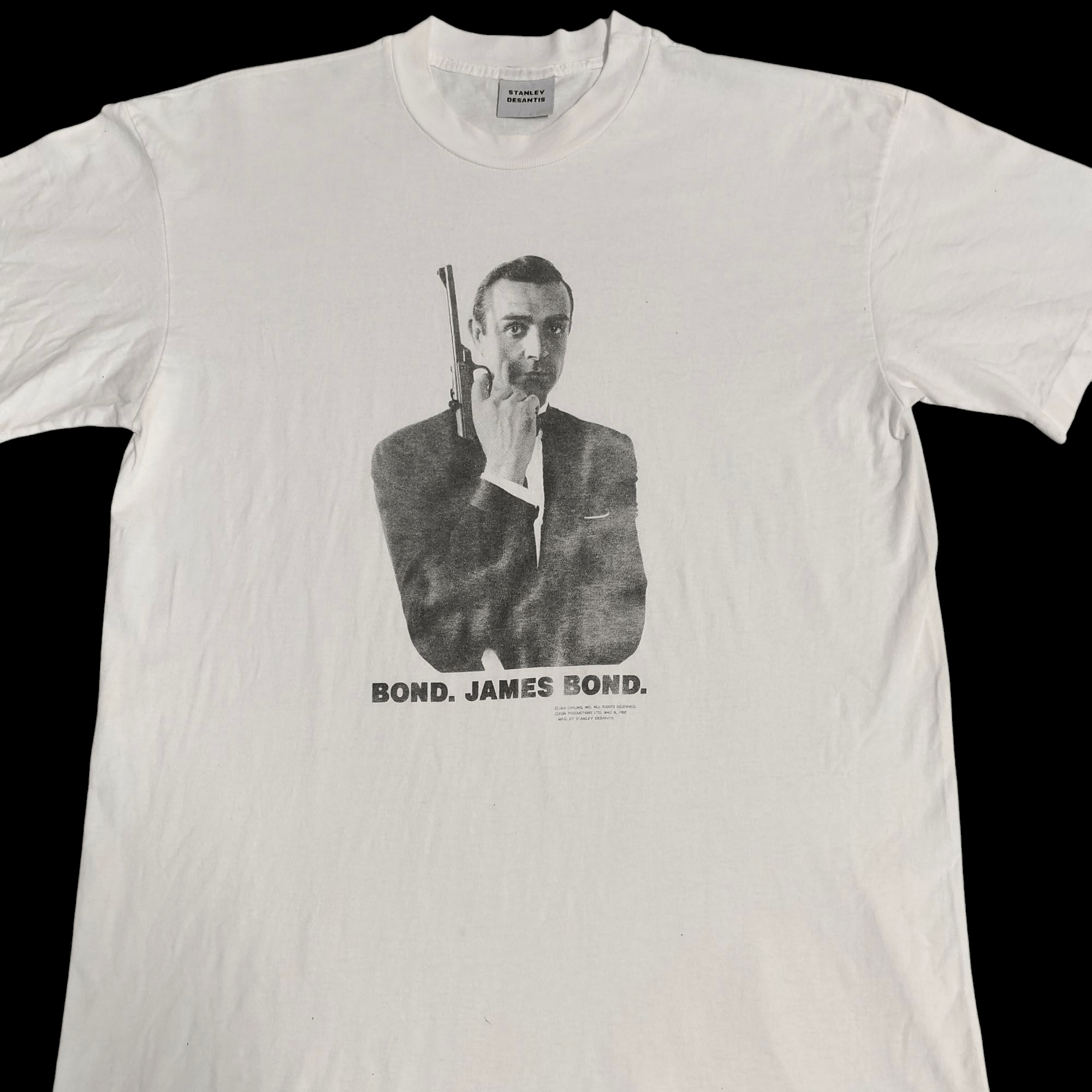 Star Of Hollywood × Vintage James Bond Sean Connery Stanley Desantis 90s T Shirt Size US L / EU 52-54 / 3 - 4 Thumbnail