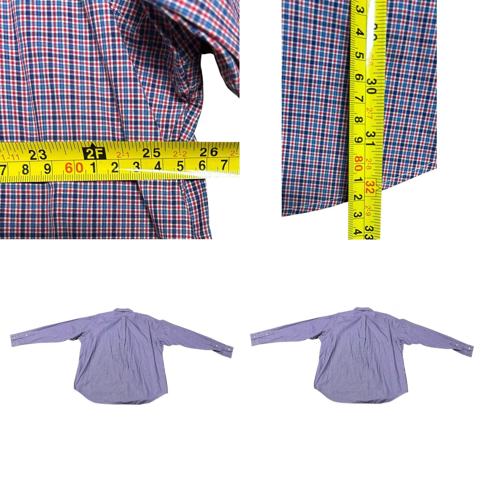 Ralph Lauren Ralph Lauren Blake Button-Down Shirt Men XL Blue & Red Plaid Long Sleeve Vintage Size US XL / EU 56 / 4 - 8 Thumbnail