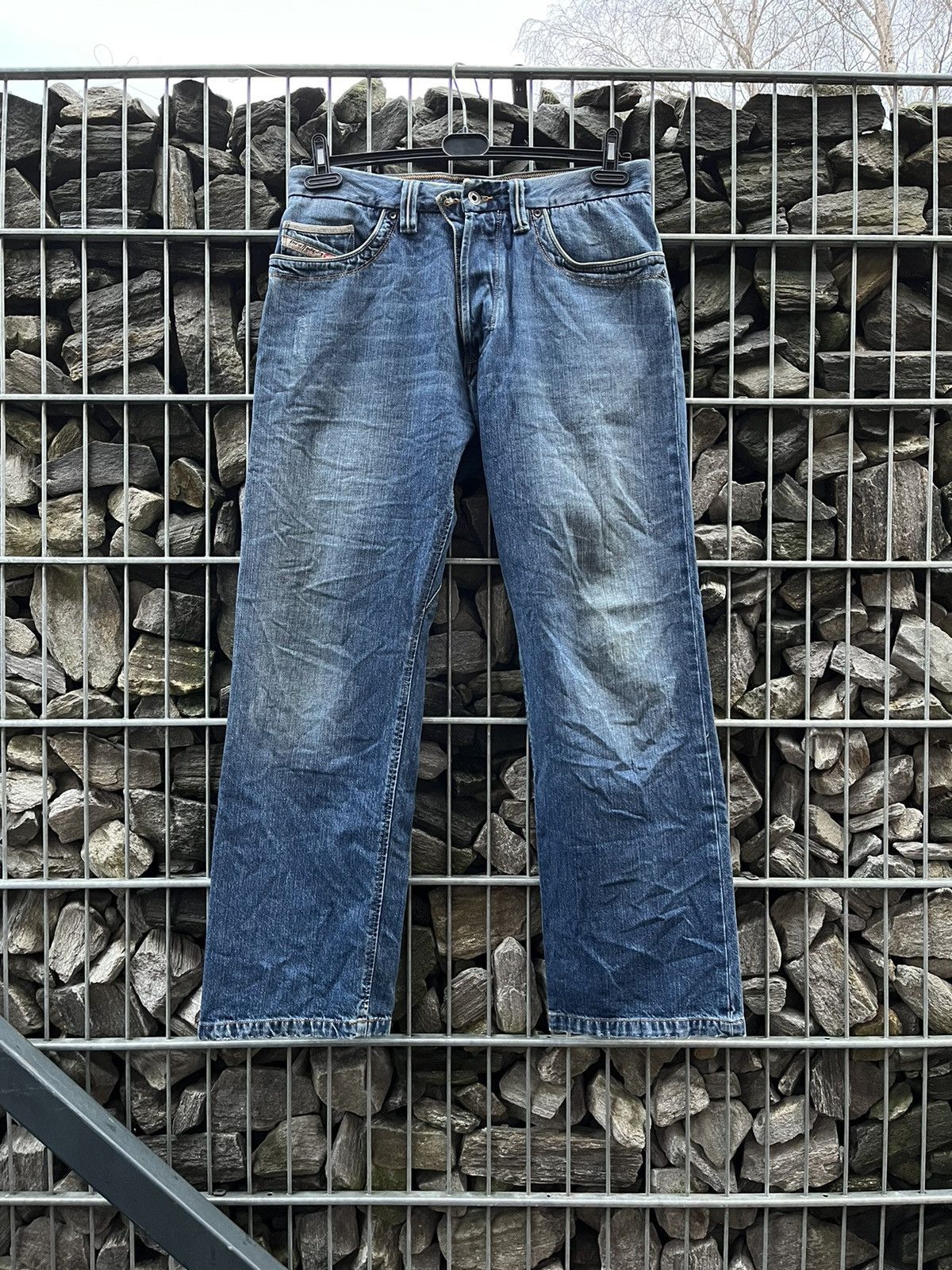 Diesel Vintage Diesel Arker FP Zip Cargo Distressed Faded Jeans Y2K Size US 32 / EU 48 - 2 Thumbnail