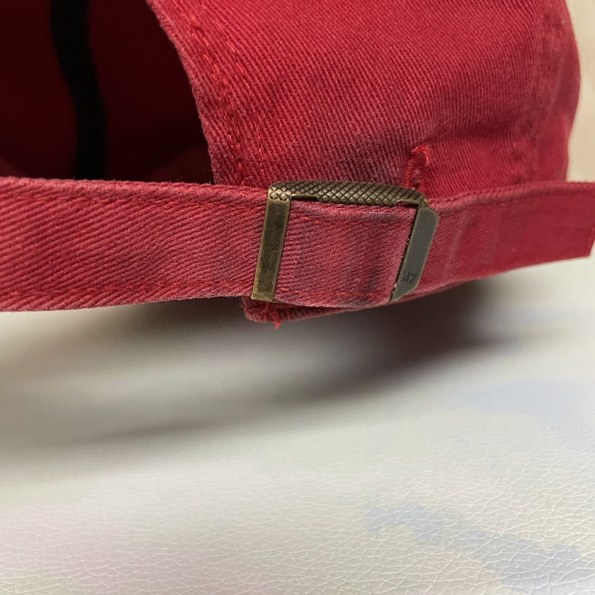 47 × 47 Brand × MLB St. Louis Cardinals ‘47 Brand Clean Up Red Adjustable Hat Size ONE SIZE - 9 Thumbnail