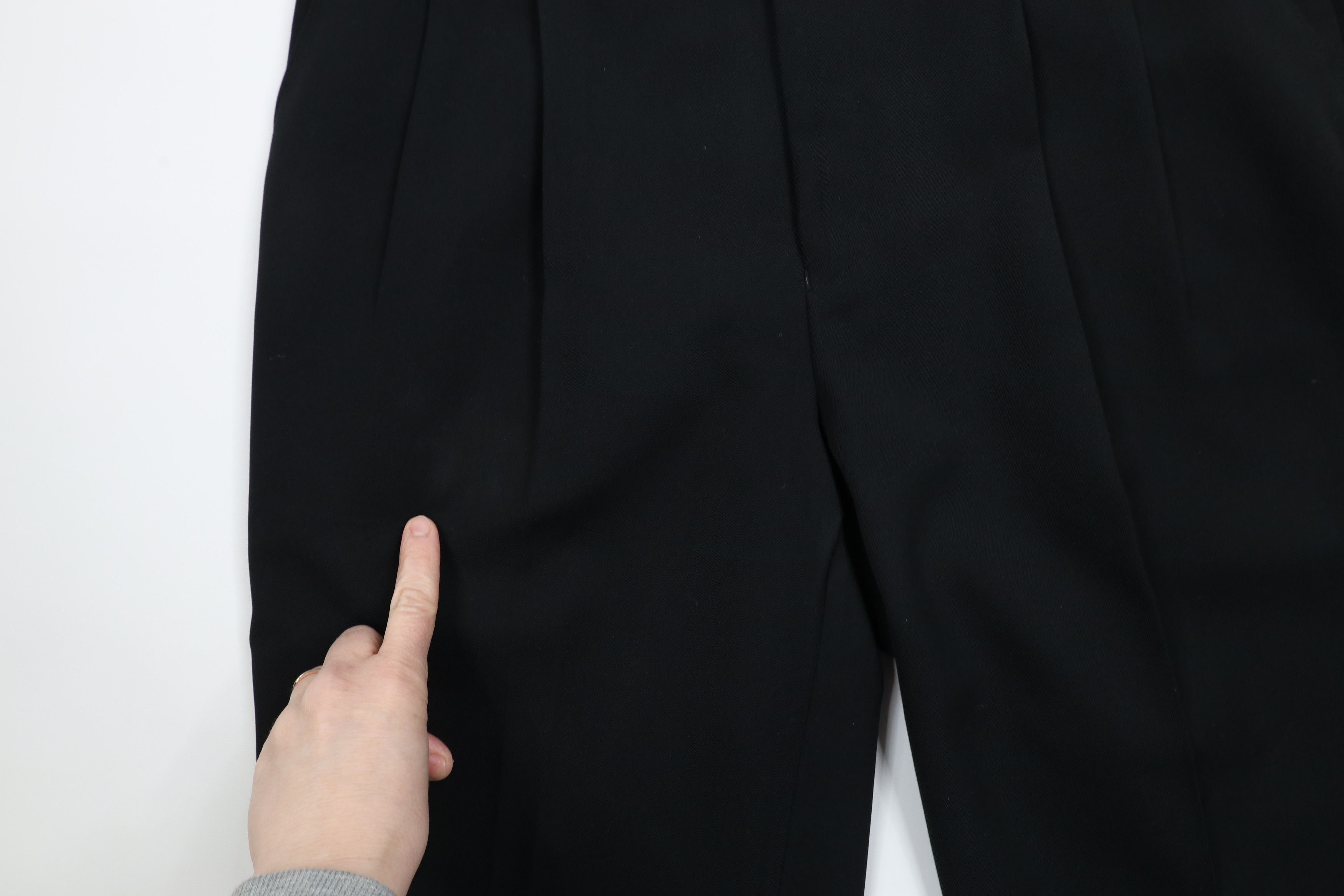 Ralph Lauren × Vintage Vintage Ralph Lauren Wide Leg Chino Pants Trousers Black Size US 34 / EU 50 - 6 Thumbnail