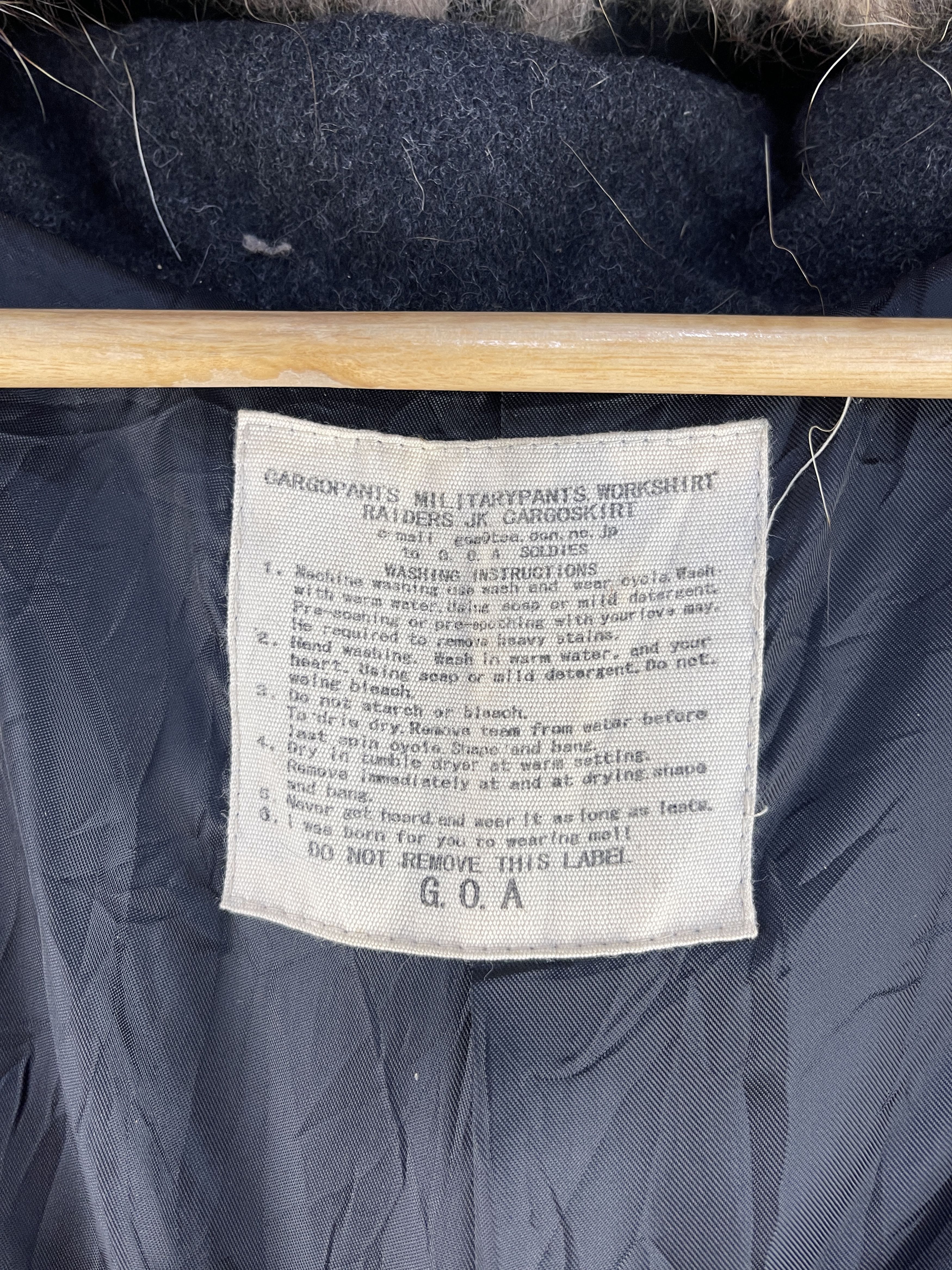 Japanese Brand Vintage G.O.A Cargopants Militarypants Workshirt Jacket Size XS / US 0-2 / IT 36-38 - 11 Thumbnail