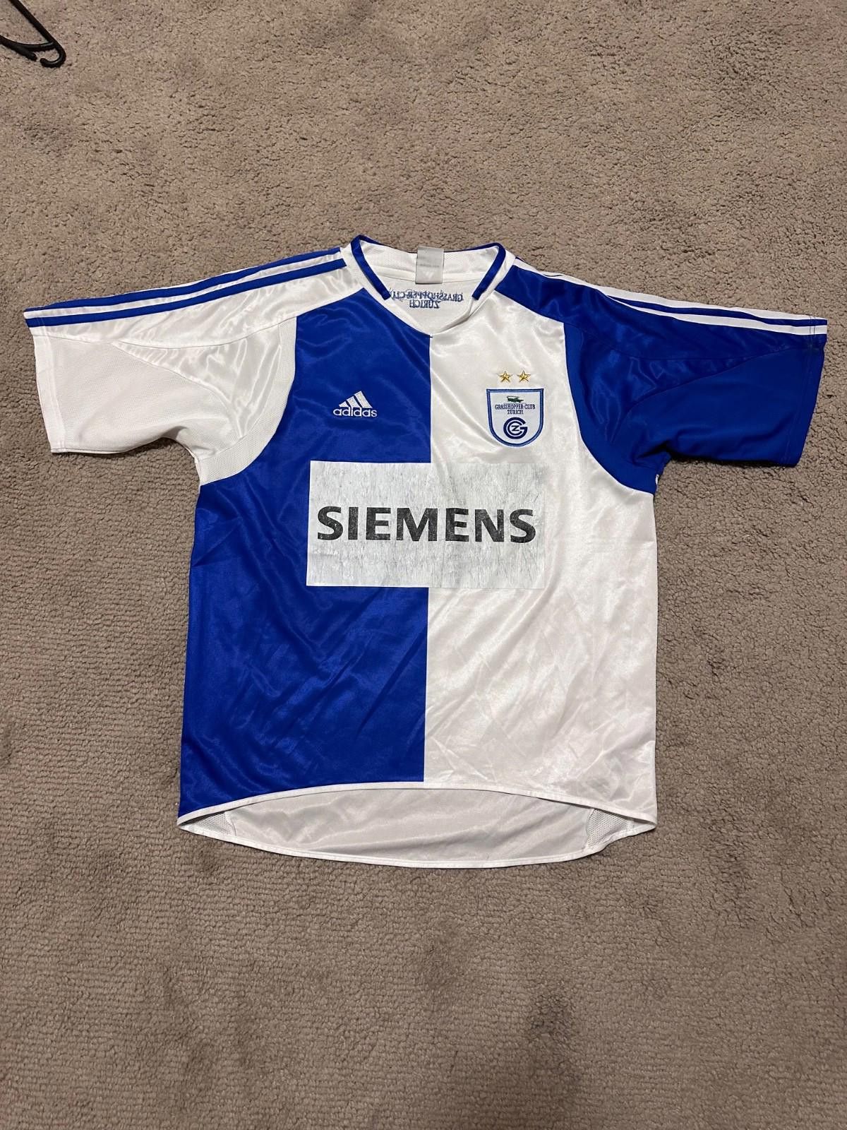 Adidas GRASSHOPPERS ZURICH 2005/06 FOOTBALL SHIRT JERSEY ADIDAS Size US M / EU 48-50 / 2 - 1 Thumbnail