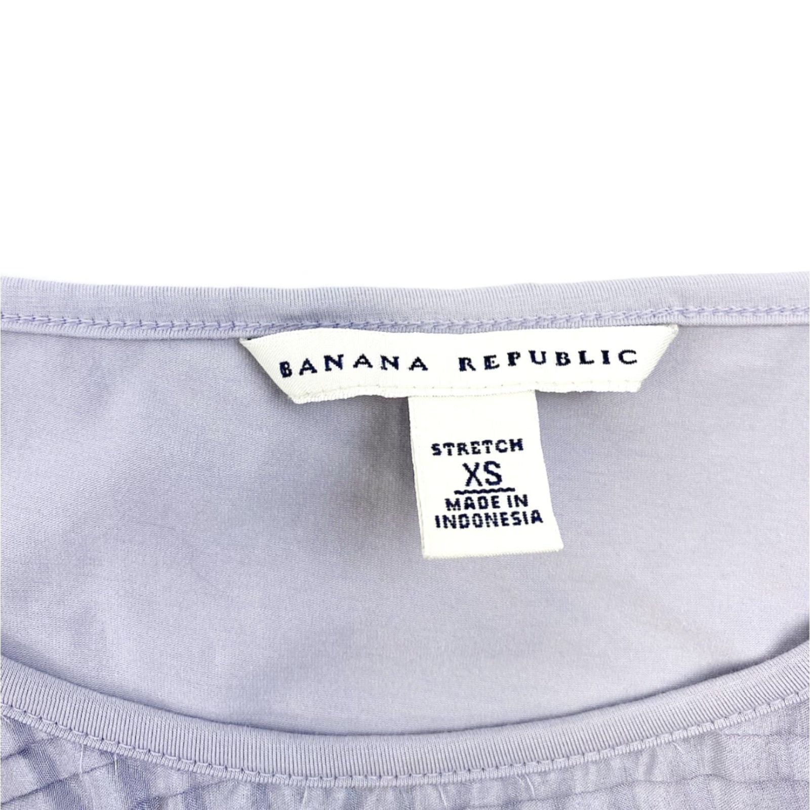 Banana Republic Banana Republic Shirt Womens XS Gray Short Sleeve Top Stretch Size XS / US 0-2 / IT 36-38 - 3 Thumbnail