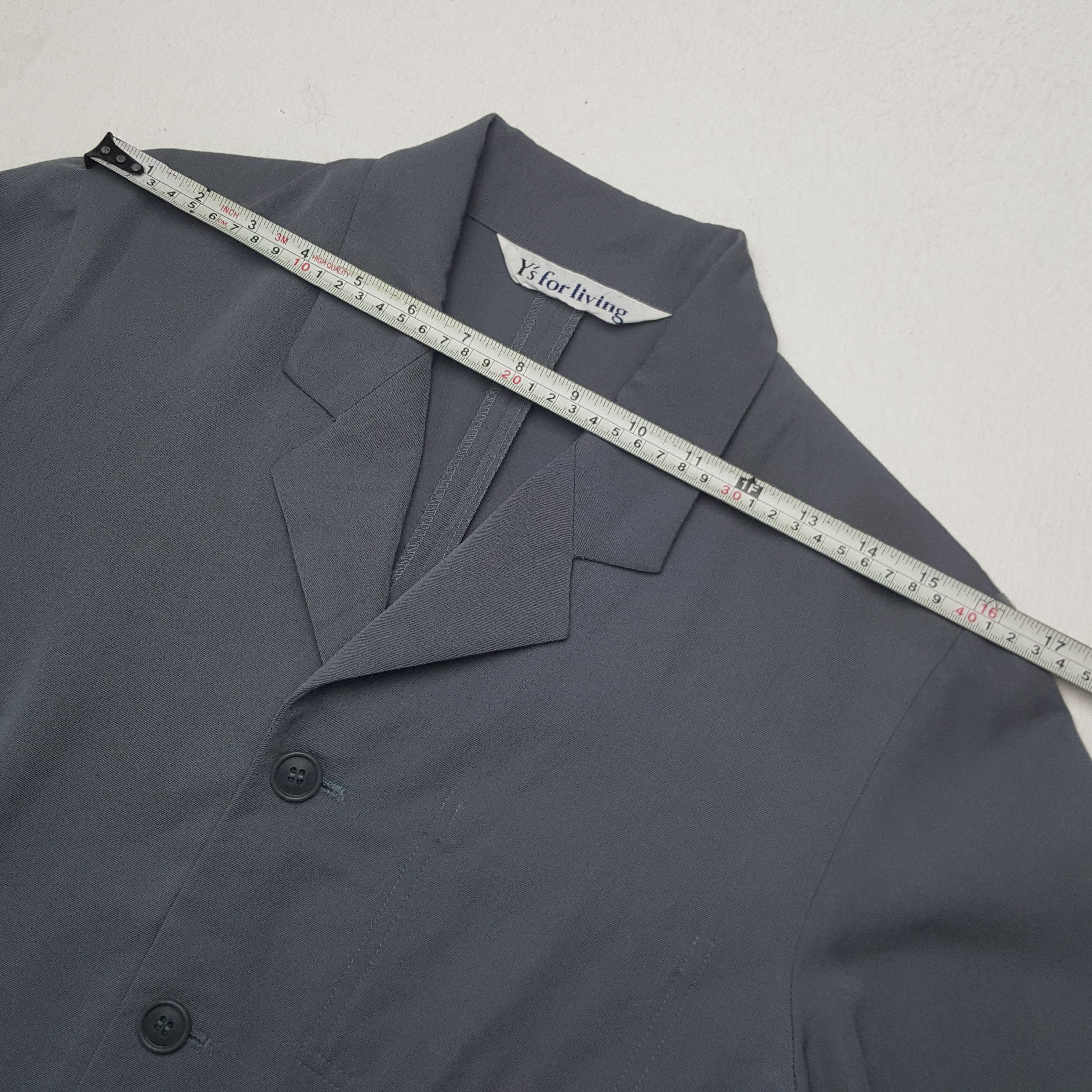 Japanese Brand × Vintage × Yohji Yamamoto Vintage Y's For Living Japan Button Blazer Jacket Size US XS / EU 42 / 0 - 4 Thumbnail