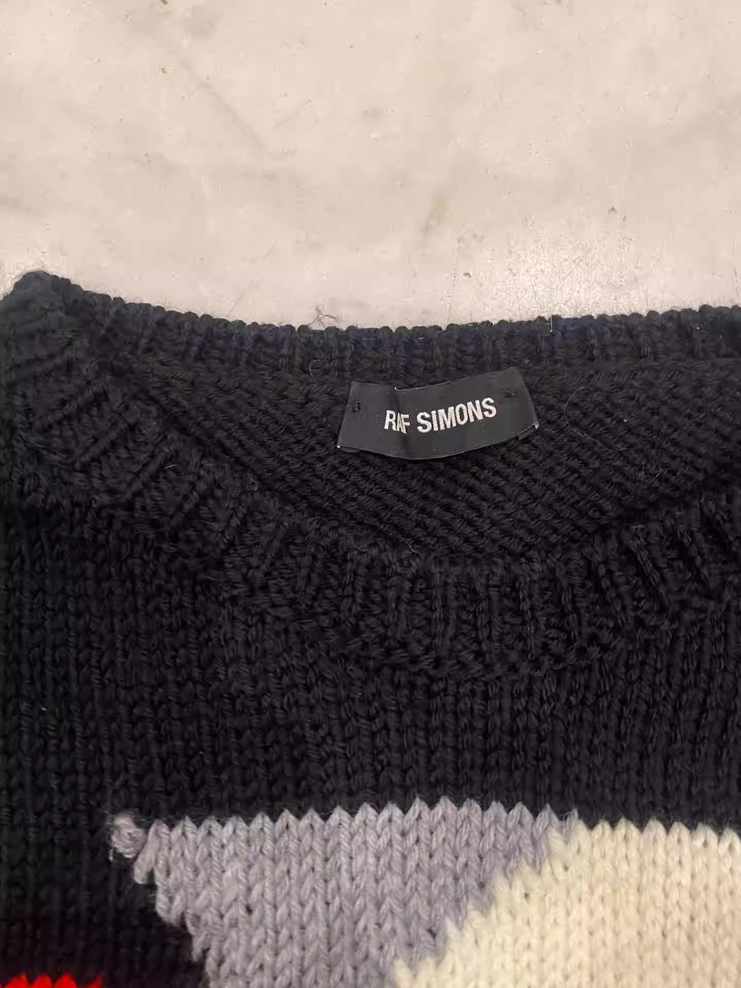Raf Simons Raf simons short black and red sweater RS sweater Size US S / EU 44-46 / 1 - 3 Thumbnail