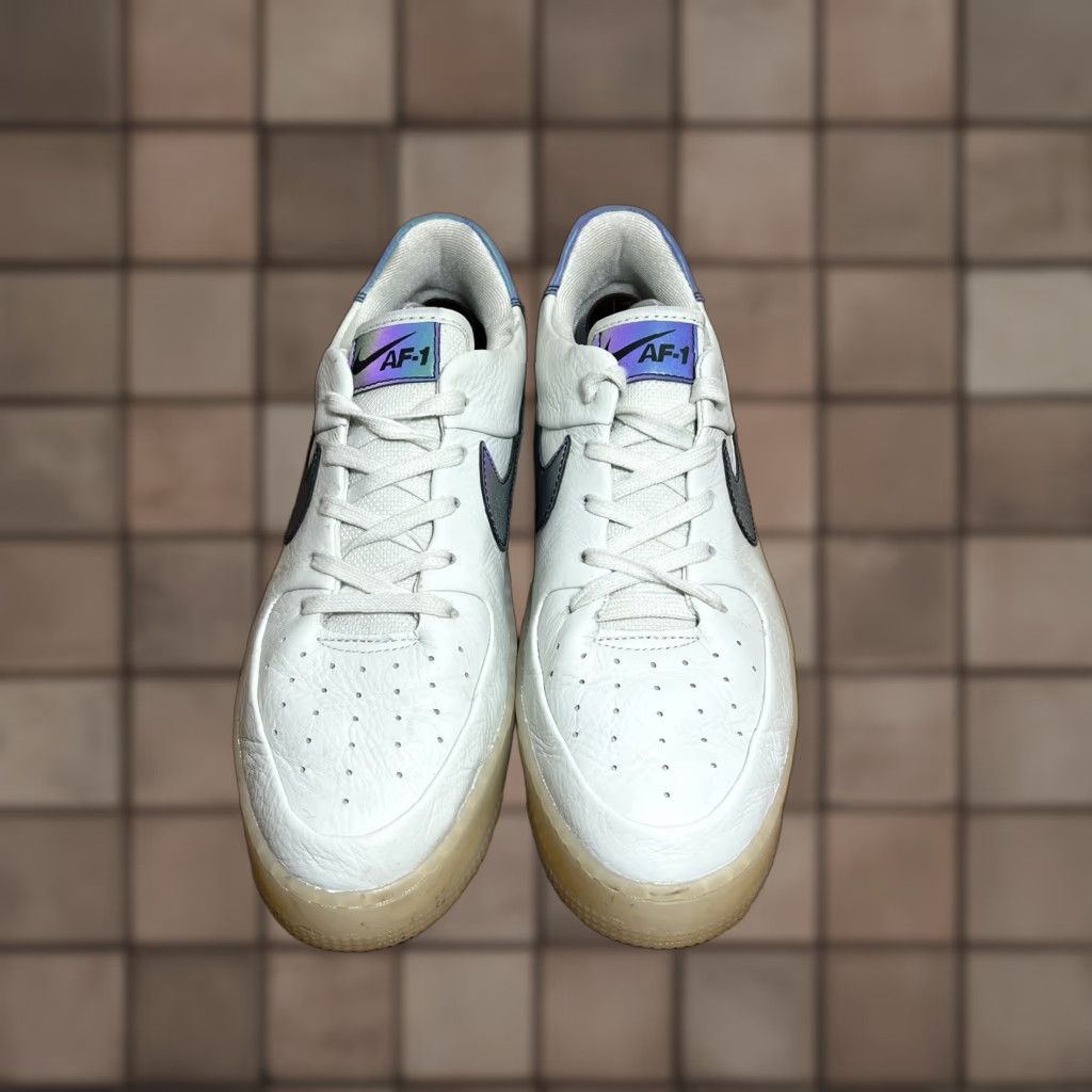 VINTAGE Nike Air Force 1 Sage Low LX Women's Sneaker Size 11.5 White/Purple Retro