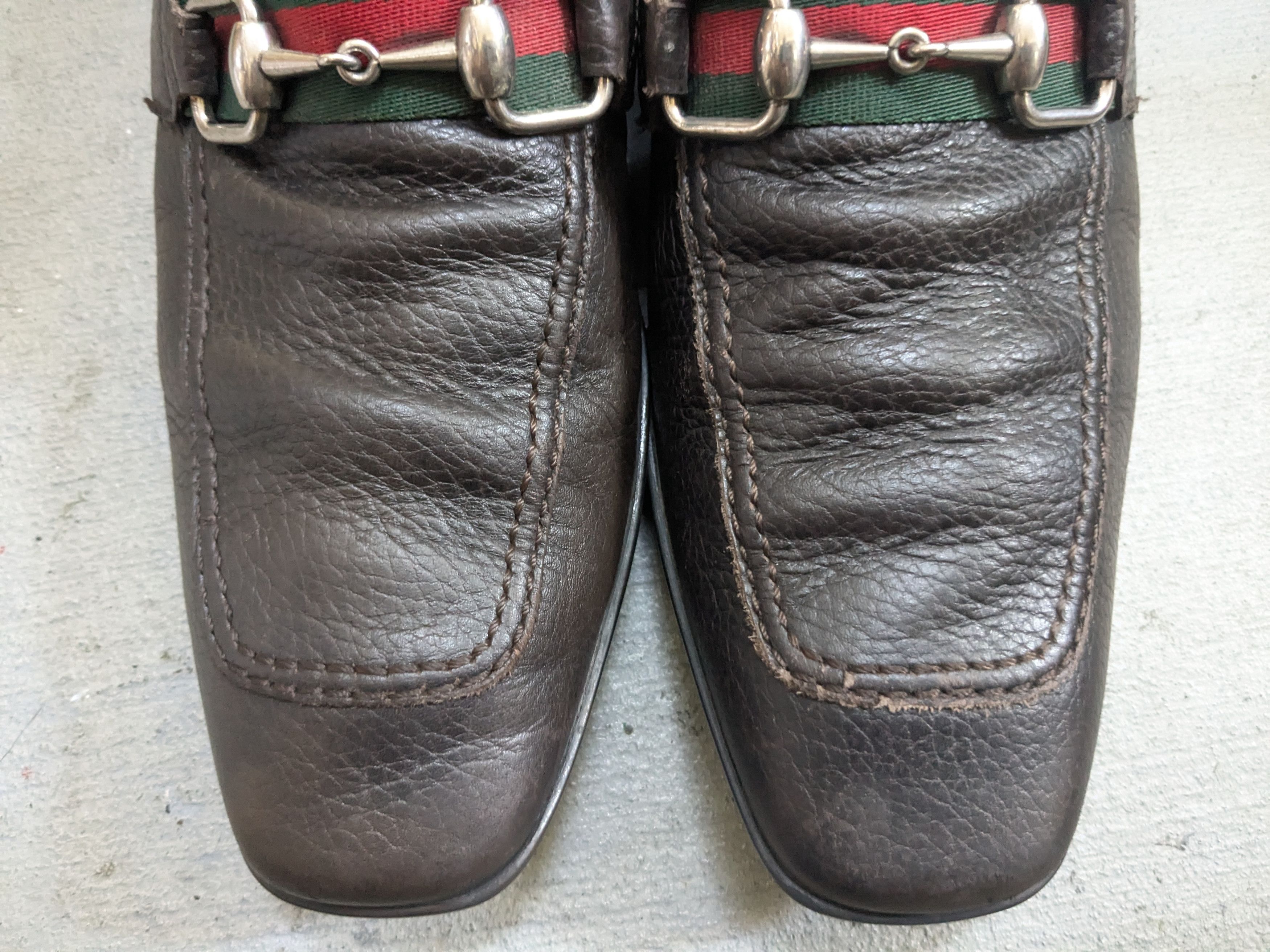 Gucci Gucci Horsebit Loafers Brown 8.5 D Leather Italy Slip On Size US 8.5 / EU 41-42 - 6 Thumbnail