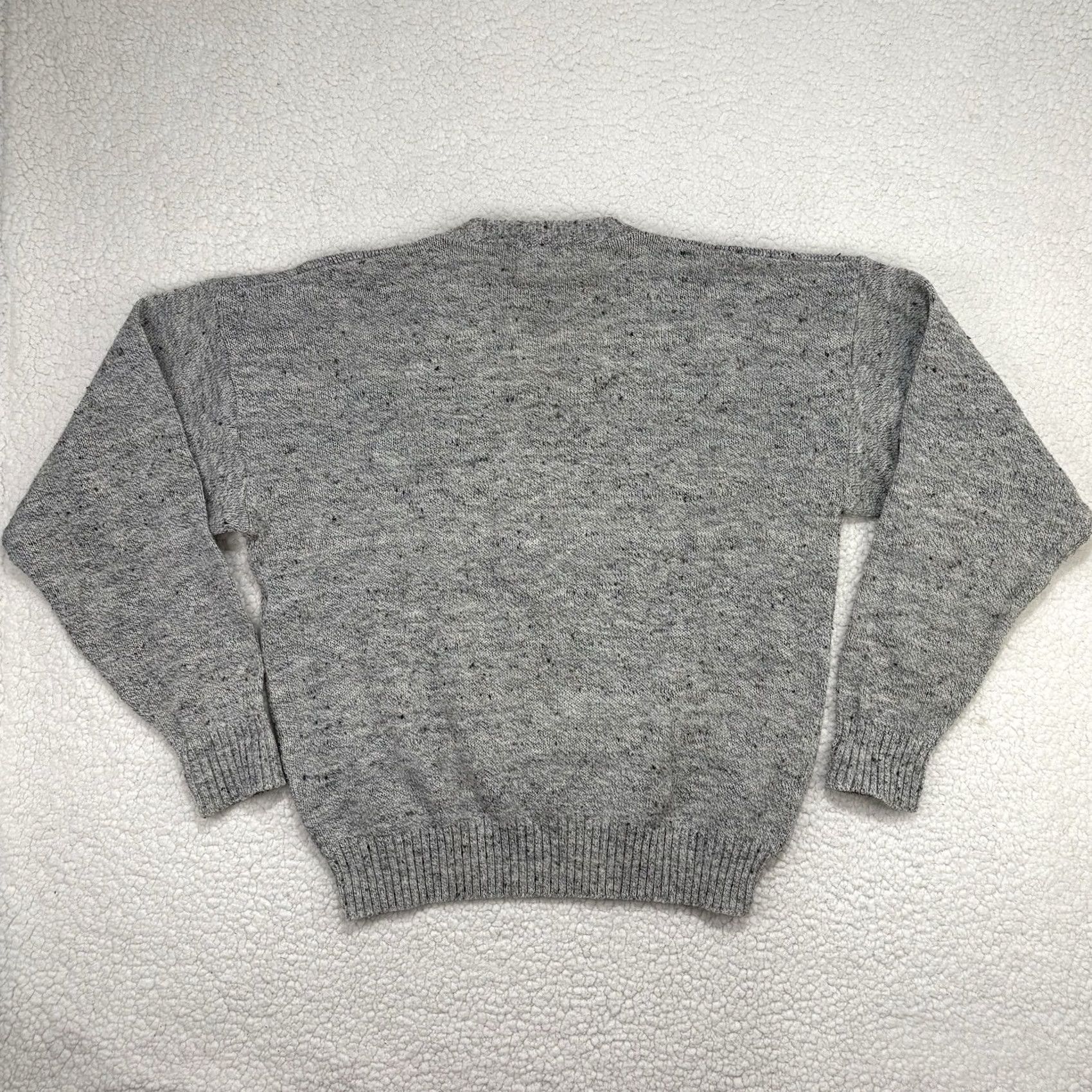 Vintage VINTAGE Moss Creek Trader Mens XL Wool Blend Argyle V-Neck Sweater Grey Pullover Size US XL / EU 56 / 4 - 4 Thumbnail