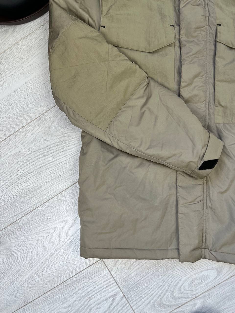 Nike Nike Blank Logo Beige Jacket Parkas Size US S / EU 44-46 / 1 - 5 Thumbnail