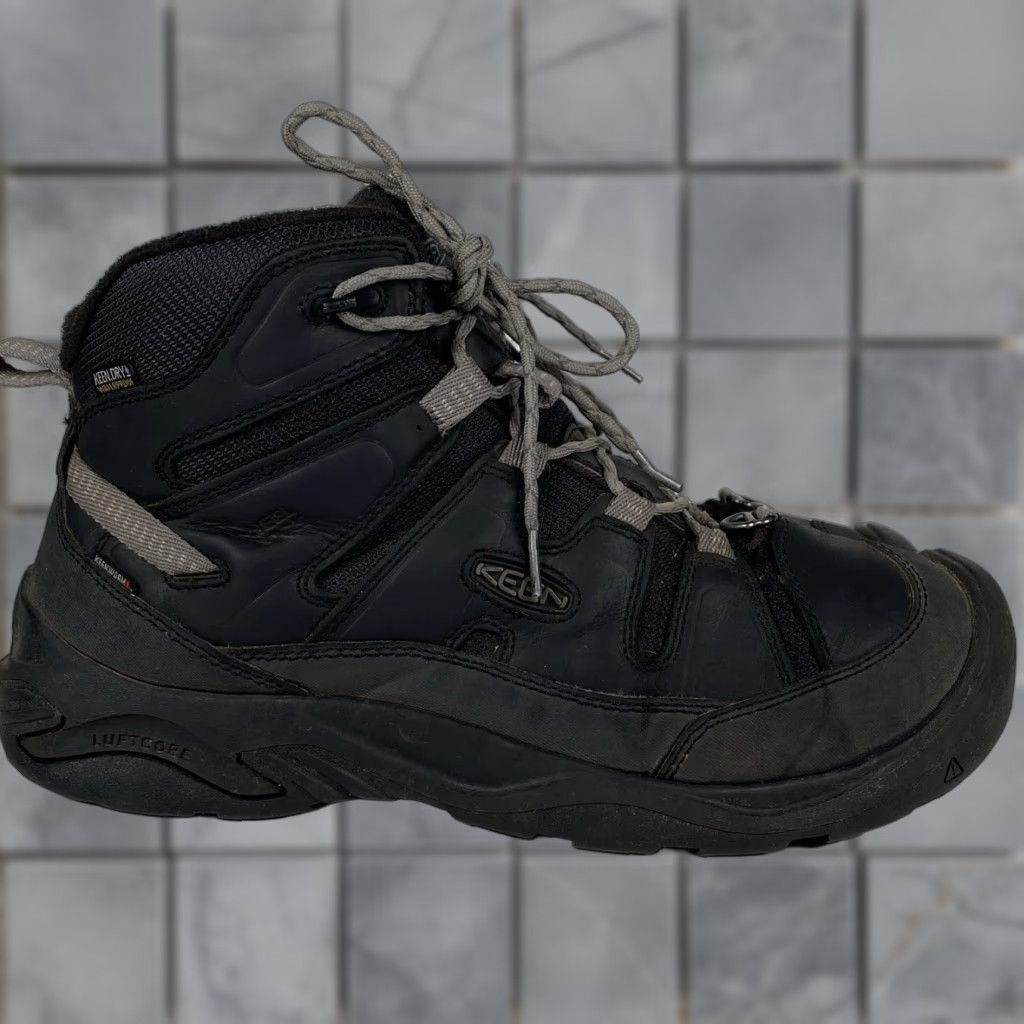 KEEN Keen Men's Circadia Mid Polar Black/Steel Grey Waterproof Winter Boots 1026762 Size US 10 / EU 43 - 1 Thumbnail