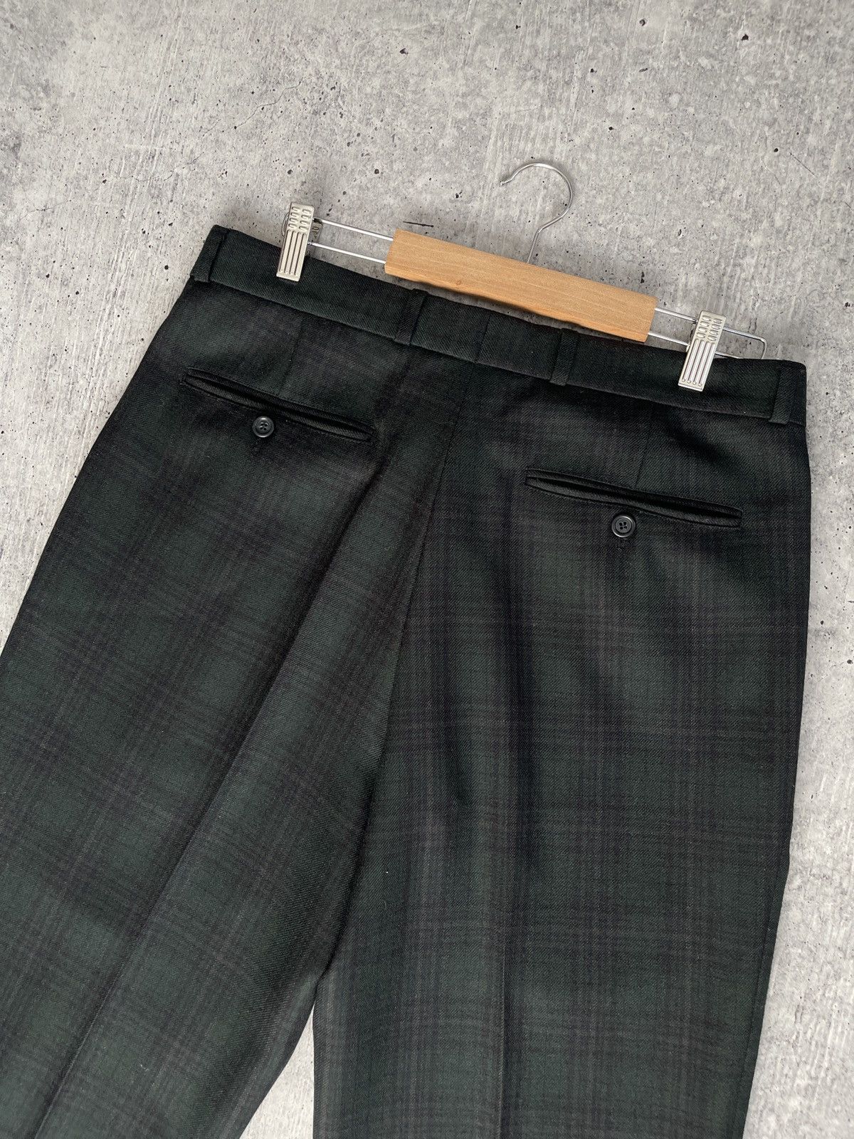 BRAX × Vintage Vintage Brax Men Size M Wool German Trousers Pants Check 90s Size US 32 / EU 48 - 14 Thumbnail