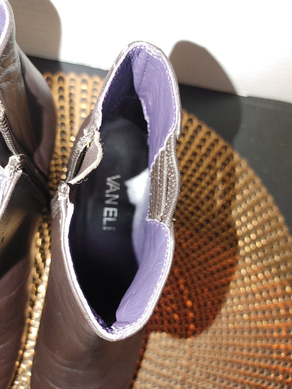 VANELI Vaneli Laban Leather Wedge Boots Size 5.5M Size US 5 / IT 35 - 8 Thumbnail