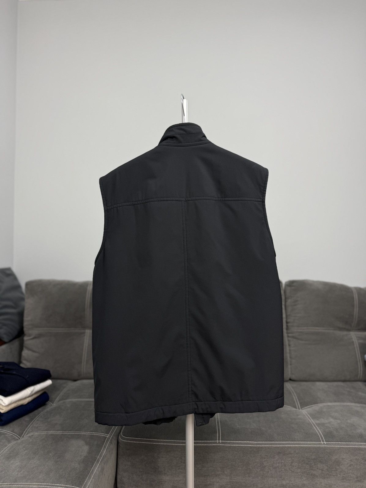 Brioni Brioni Navy Softshell Vest Zip Up Gilet Blend Mens Size M Size US M / EU 48-50 / 2 - 9 Thumbnail