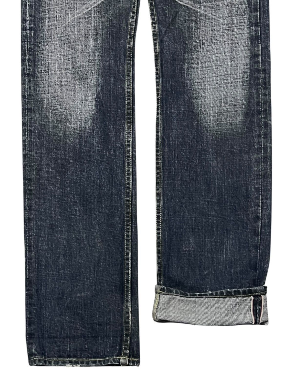 Japanese Brand Vintage 00s Tabloid News Japanese Selvedge Denim W33 Size US 33 - 6 Thumbnail