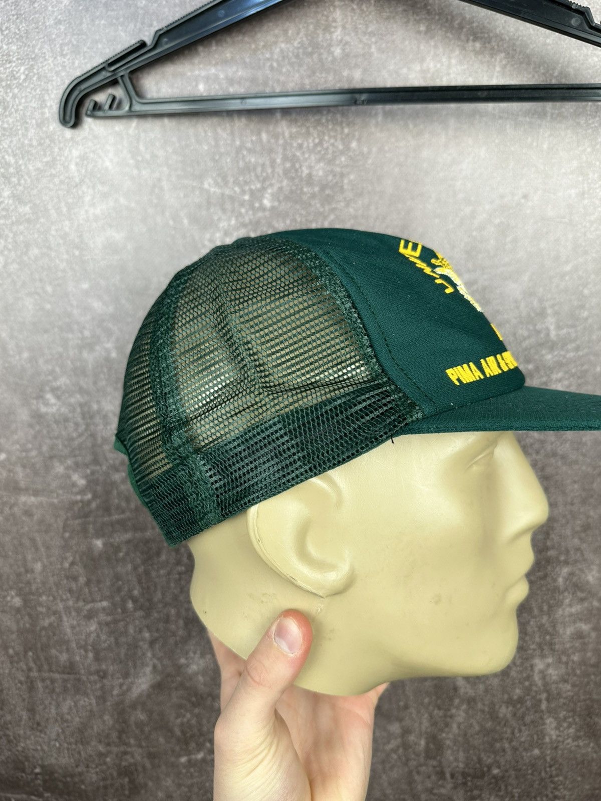 Vintage USA ARMY TIRES TRUCKER HAT CAP SNAPBACK VINTAGE 80s 90s AUTO Size ONE SIZE - 4 Thumbnail