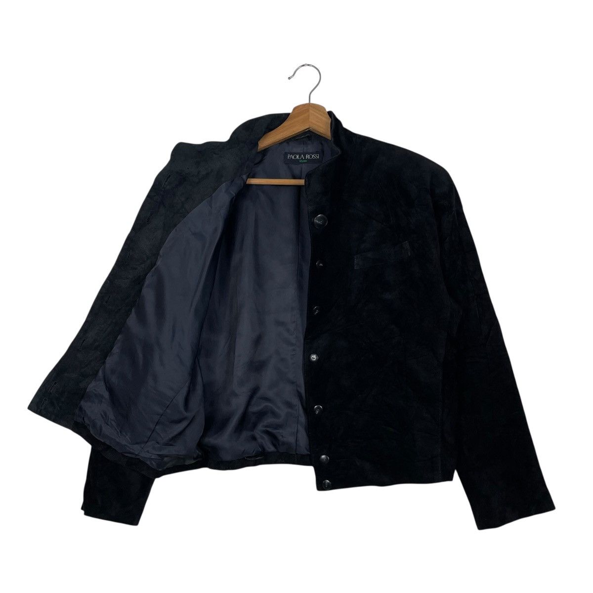 Other Paola Rossi Black Crop Jacket Size M / US 6-8 / IT 42-44 - 9 Thumbnail