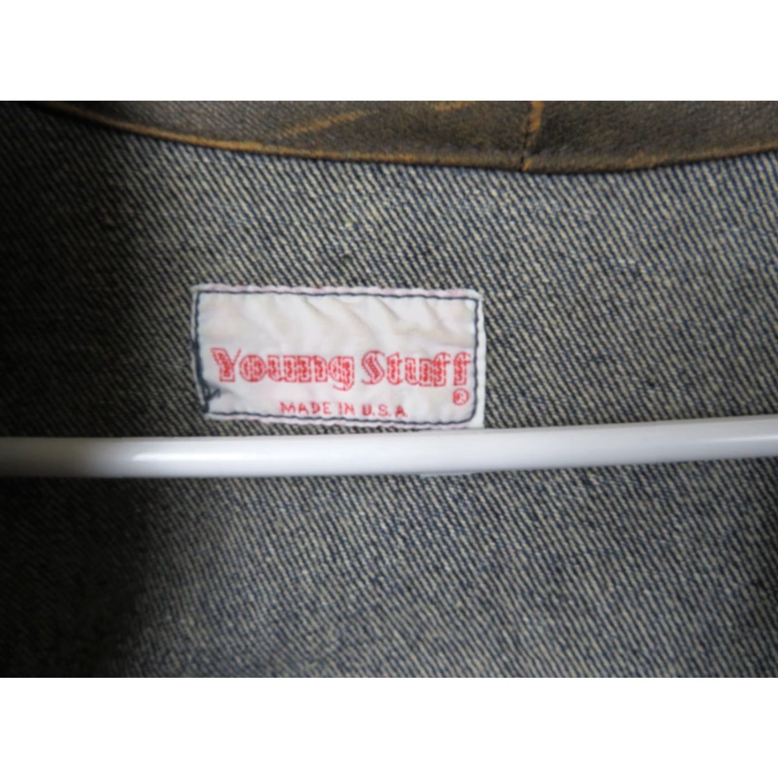 Vintage VINTAGE Young Stuff Denim Jean Jacket Blue Large Unisex Adults Size US 33 - 4 Thumbnail