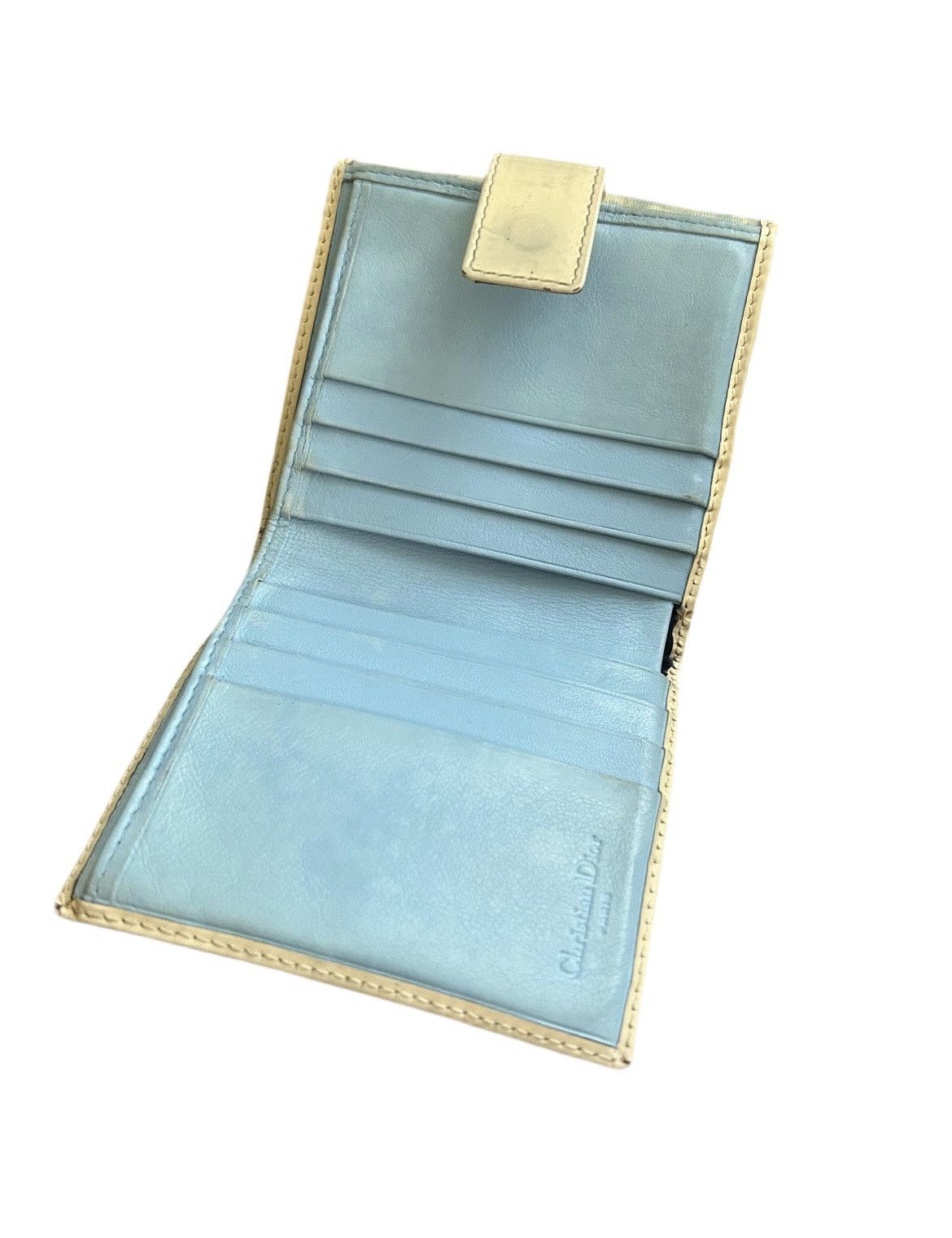 Dior Dior Blue Trotter 1 Bifold Wallet Size ONE SIZE - 4 Thumbnail