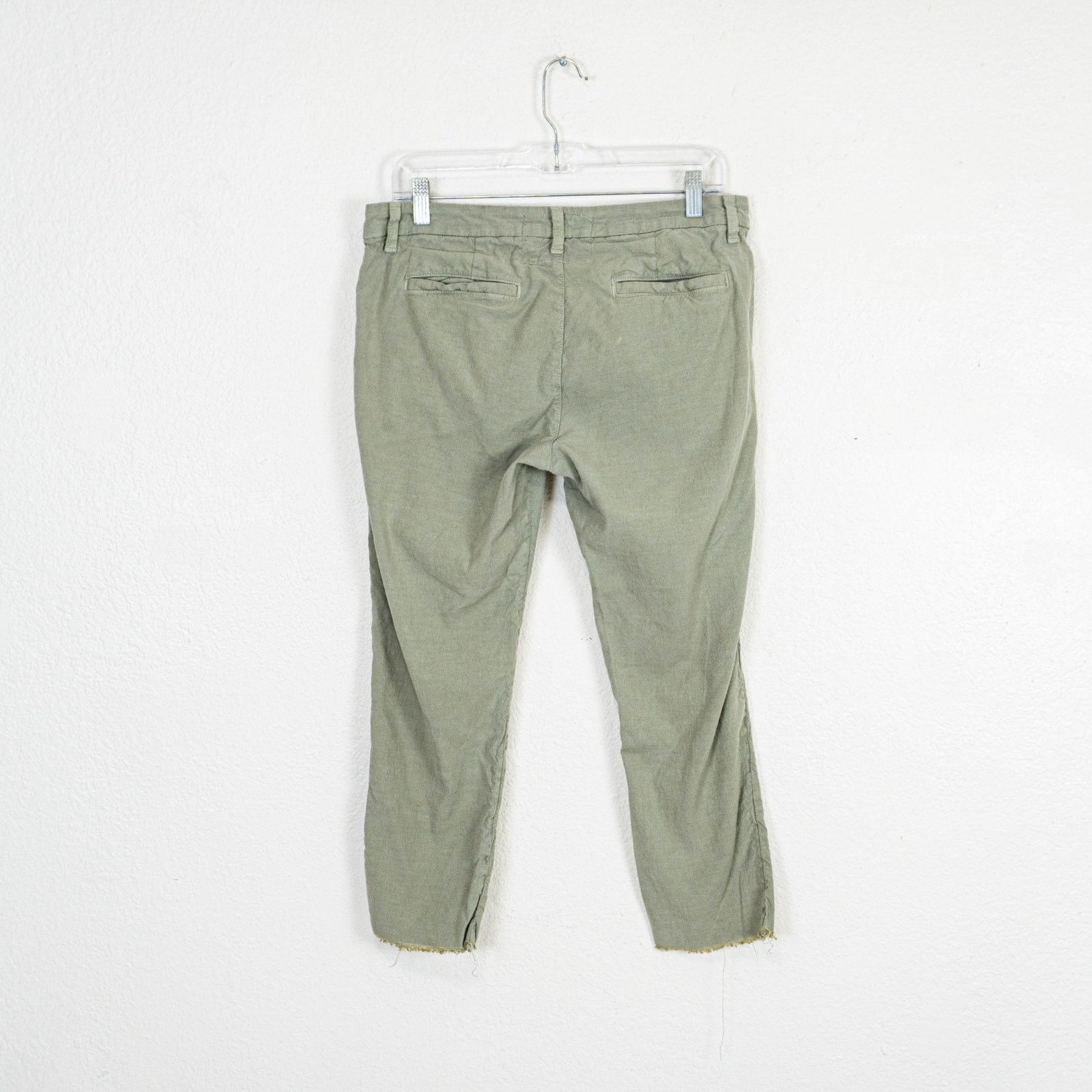 Frank & Eileen Frank & Eileen Wicklow Raw Crop Chino Pants Vintage green Size 30" / US 8 / IT 44 - 10 Thumbnail