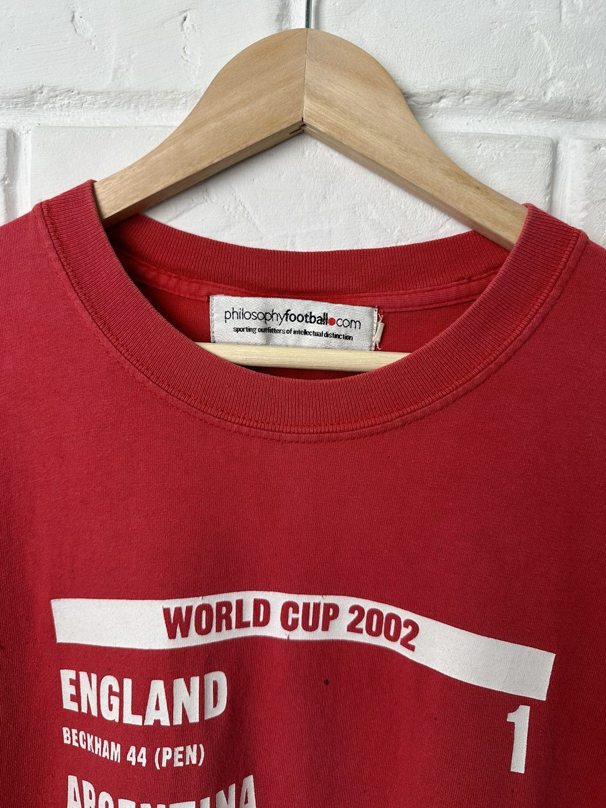 Band Tees Vintage PHILOSOPHY FOOTBALL World Cup 2002 Soccer T Shirt Size US XL / EU 56 / 4 - 4 Thumbnail