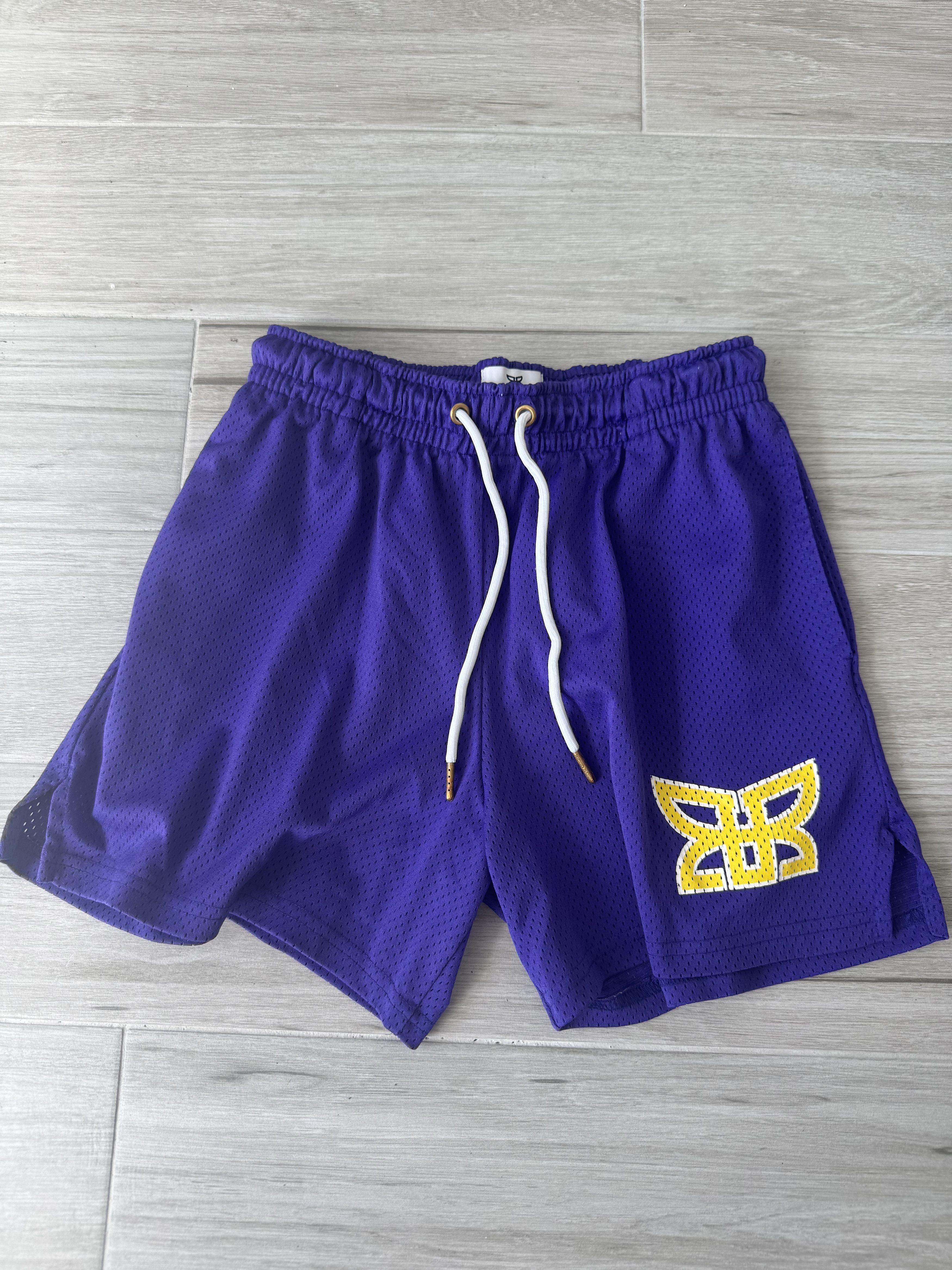Ryoko Rain Ryoko Rain Shorts Purple Yellow Lakers SIZE M Size US 32 / EU 48 - 1 Thumbnail