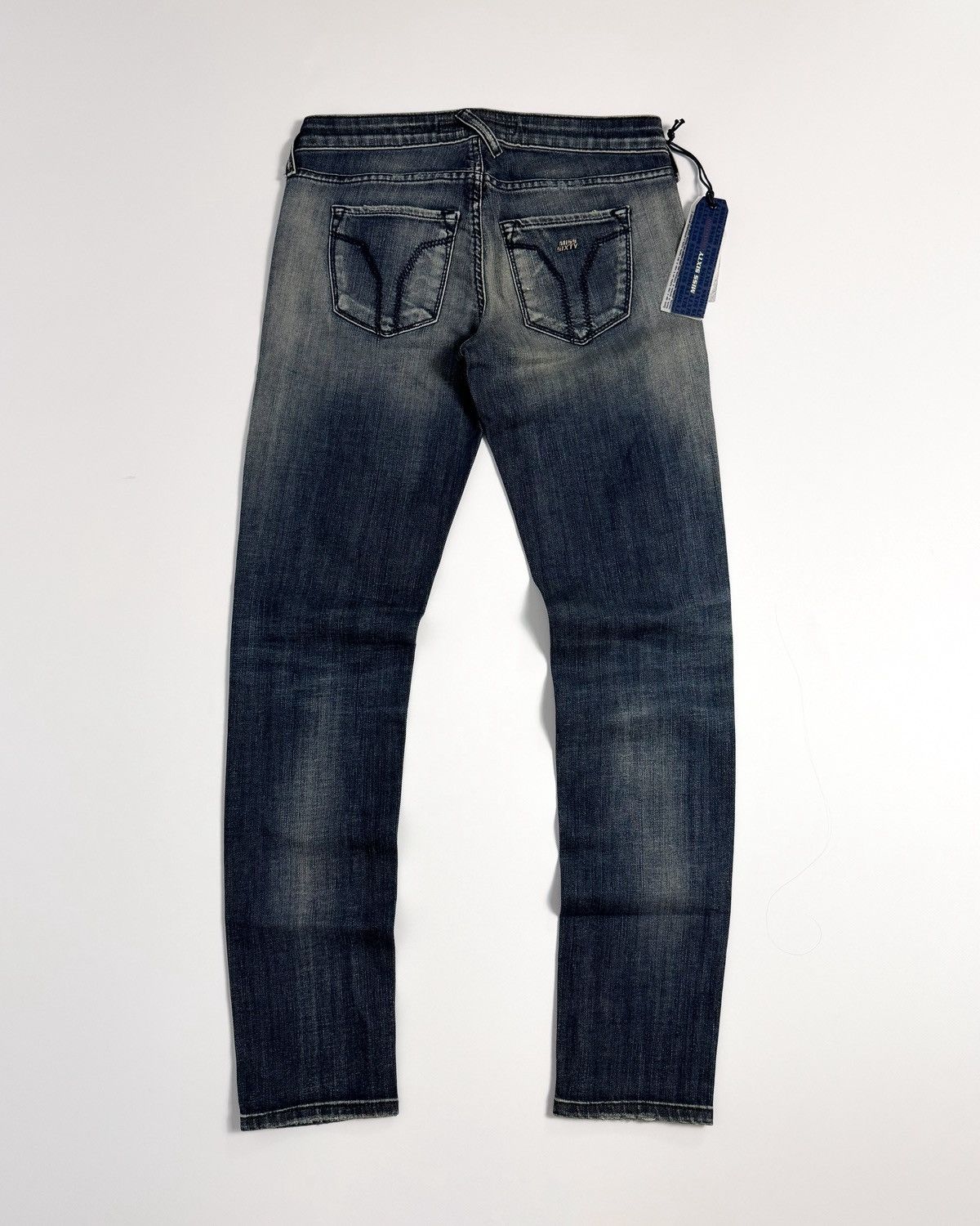 Beauty Beast × Hysteric Glamour × Miss Sixty Brand New Miss Sixty Distressed Washed Slim Skinny Jeans Size 27" / US 4 / IT 40 - 6 Thumbnail