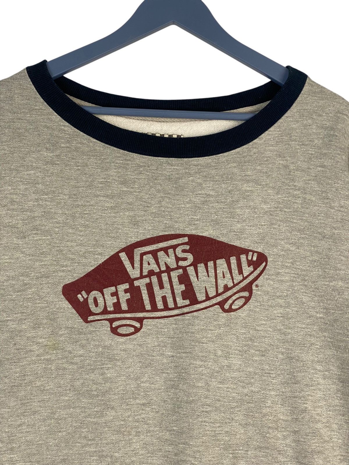Vans × Vintage Vintage Vans Embroidered Crewneck Sweatshirt Gray Pullover Size US M / EU 48-50 / 2 - 4 Thumbnail