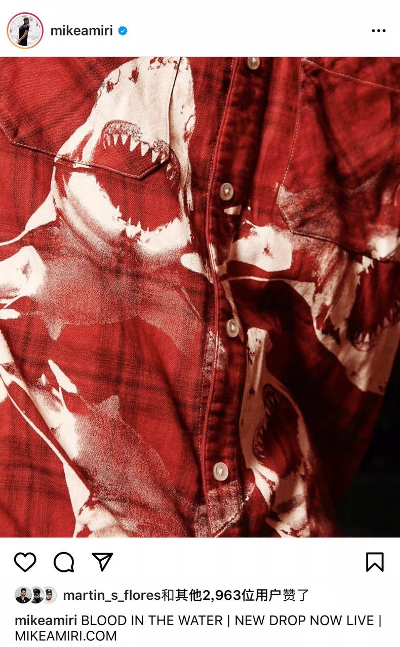 Amiri Amiri 18th season OG distressed shirt Size US S / EU 44-46 / 1 - 6 Thumbnail