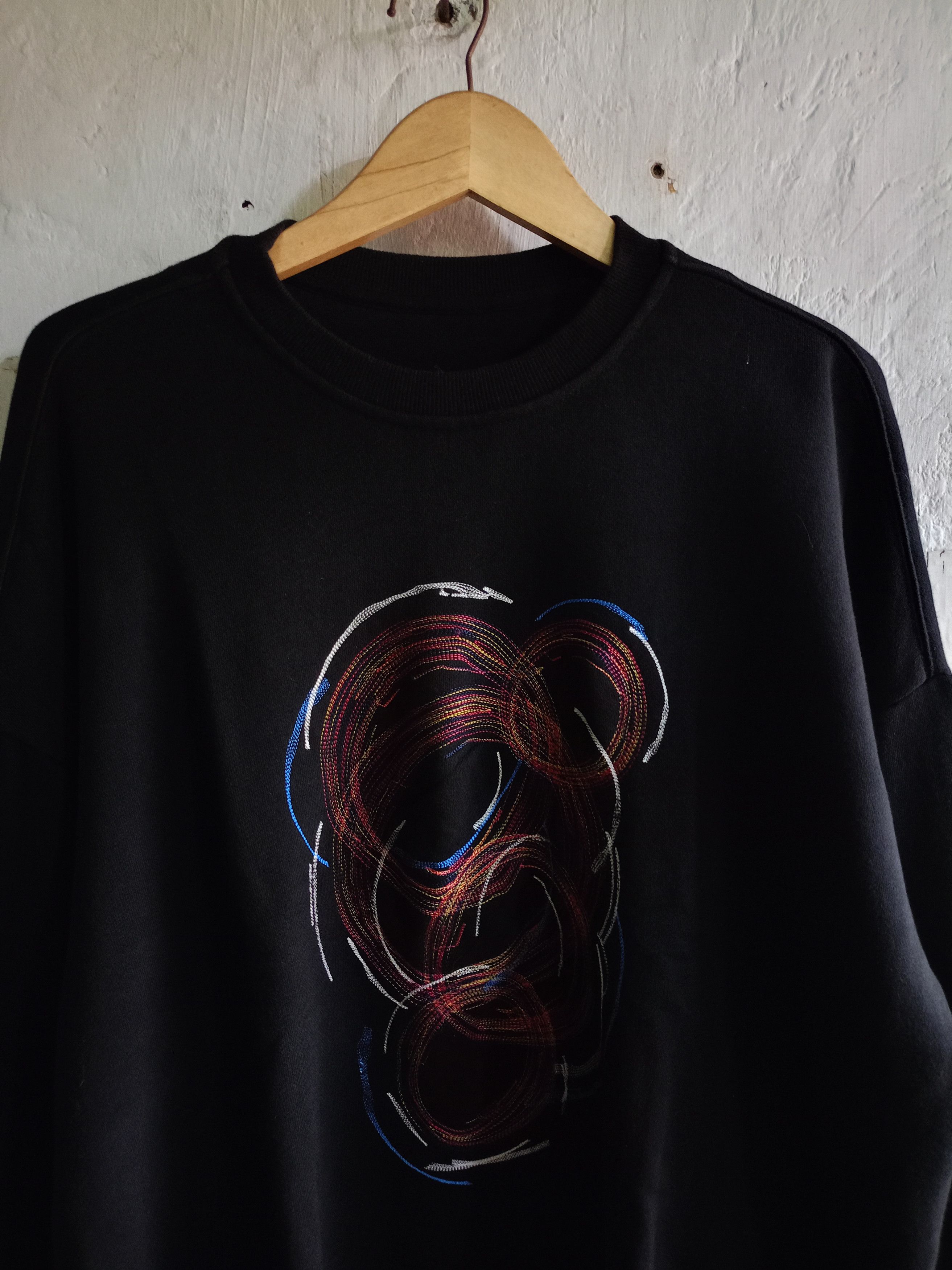 Japanese Brand 2000s Maison Mined Embroidered Sweater Size US L / EU 52-54 / 3 - 4 Thumbnail