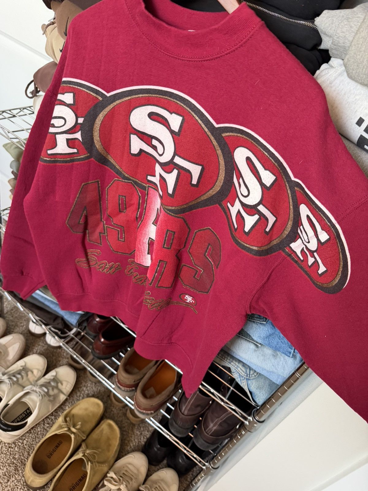 Logo 7 Vintage 49ers NFL sweatshirt Size US L / EU 52-54 / 3 - 2 Thumbnail