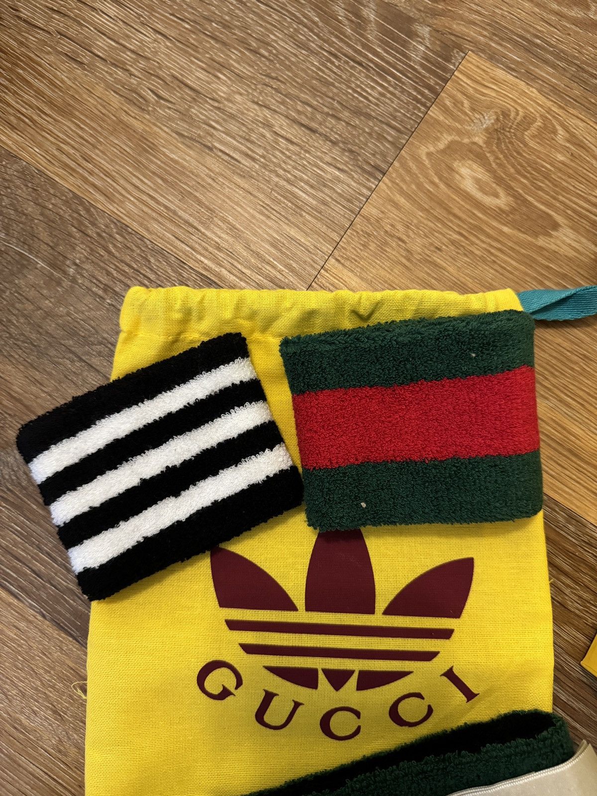 Adidas RARE Gucci adidas headband wristband set (tennis,basketball) Size ONE SIZE - 3 Thumbnail