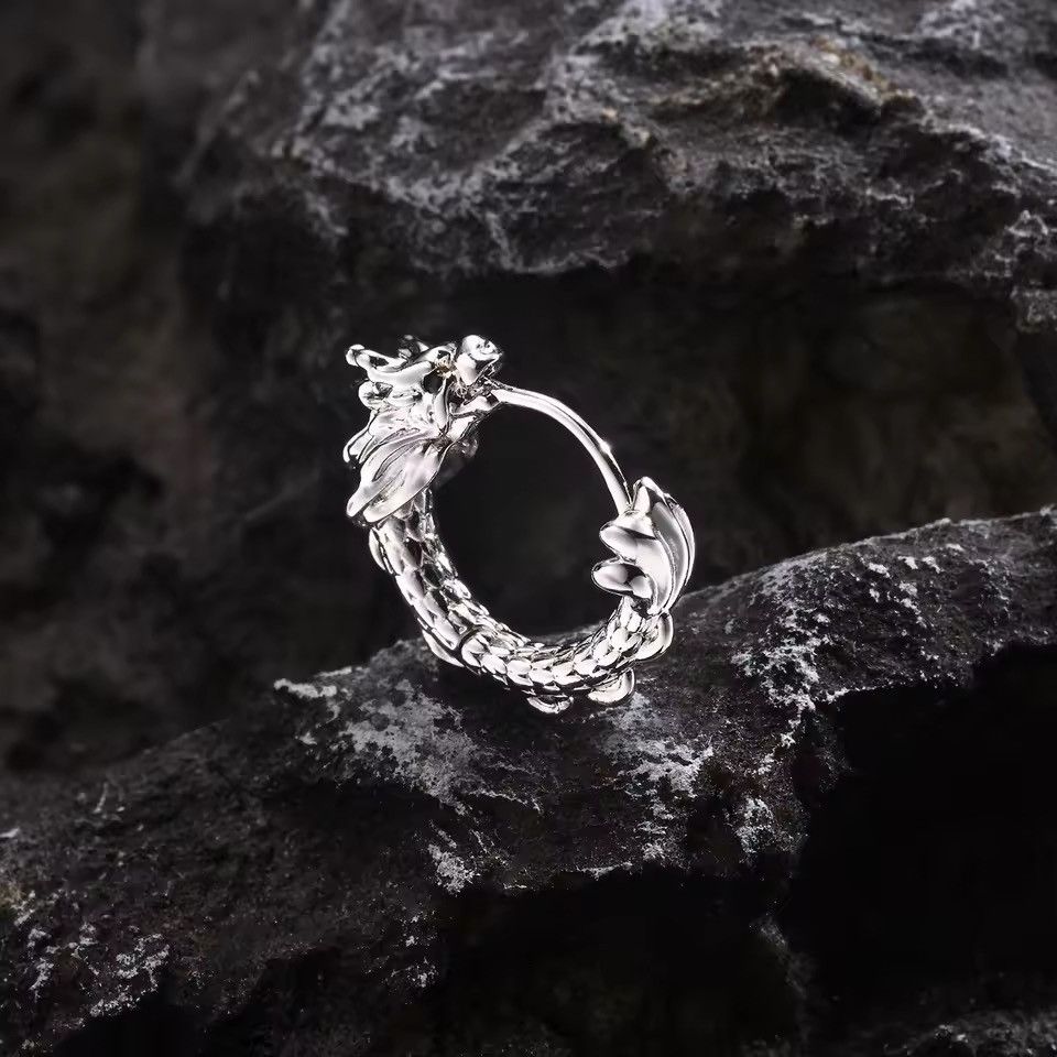 Jewelry × Vintage Chinese Dragon Earrings Size ONE SIZE - 5 Thumbnail