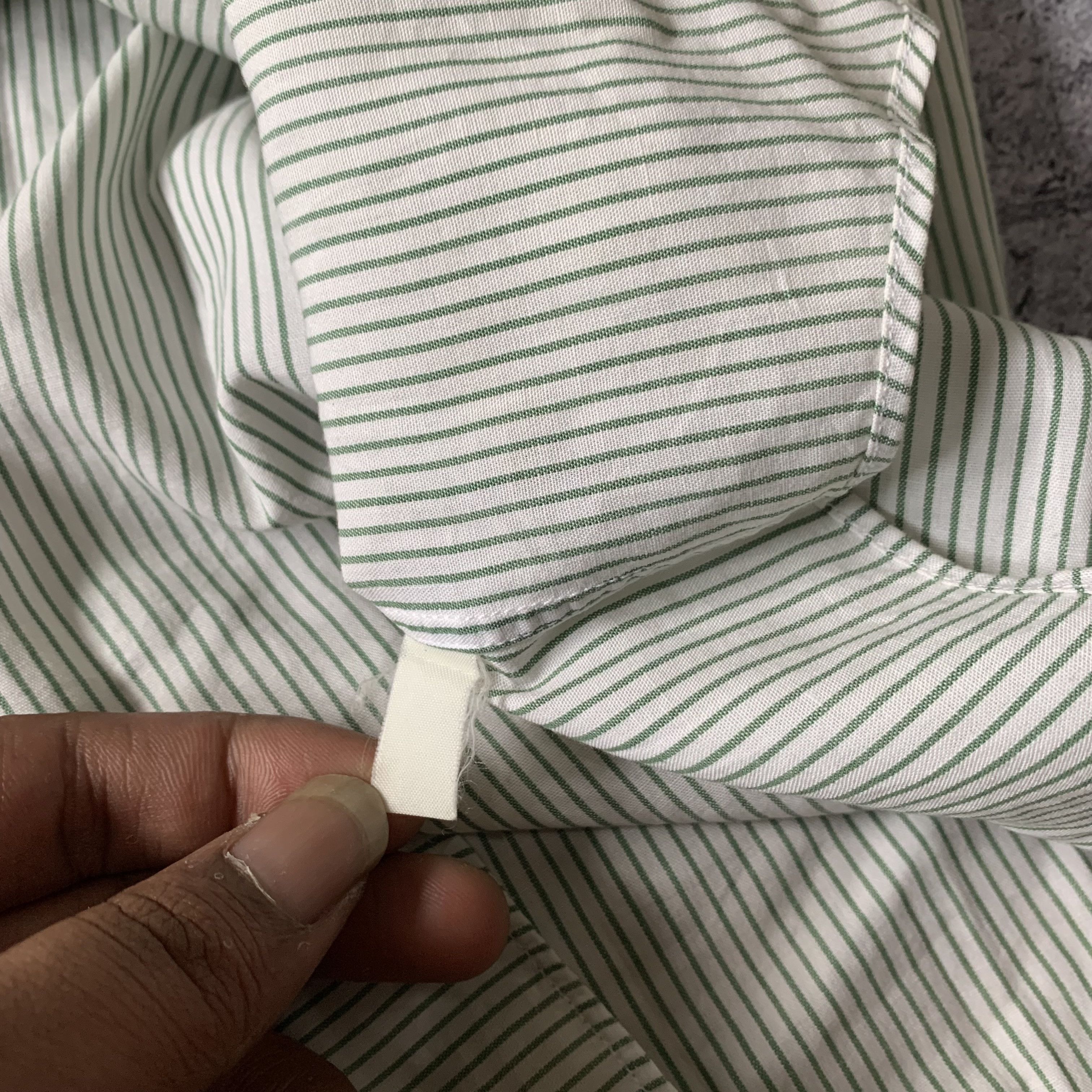 Burberry Vintage 90s Burberrys Striped Pocket Longsleeve Button Shirt Size US M / EU 48-50 / 2 - 8 Thumbnail