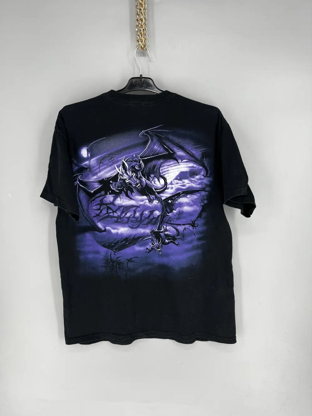 Liquid Blue Liquid Blue Vintage Dragon Shirt Men Gothic Graphic Tee 2002 Size US L / EU 52-54 / 3 - 10 Thumbnail