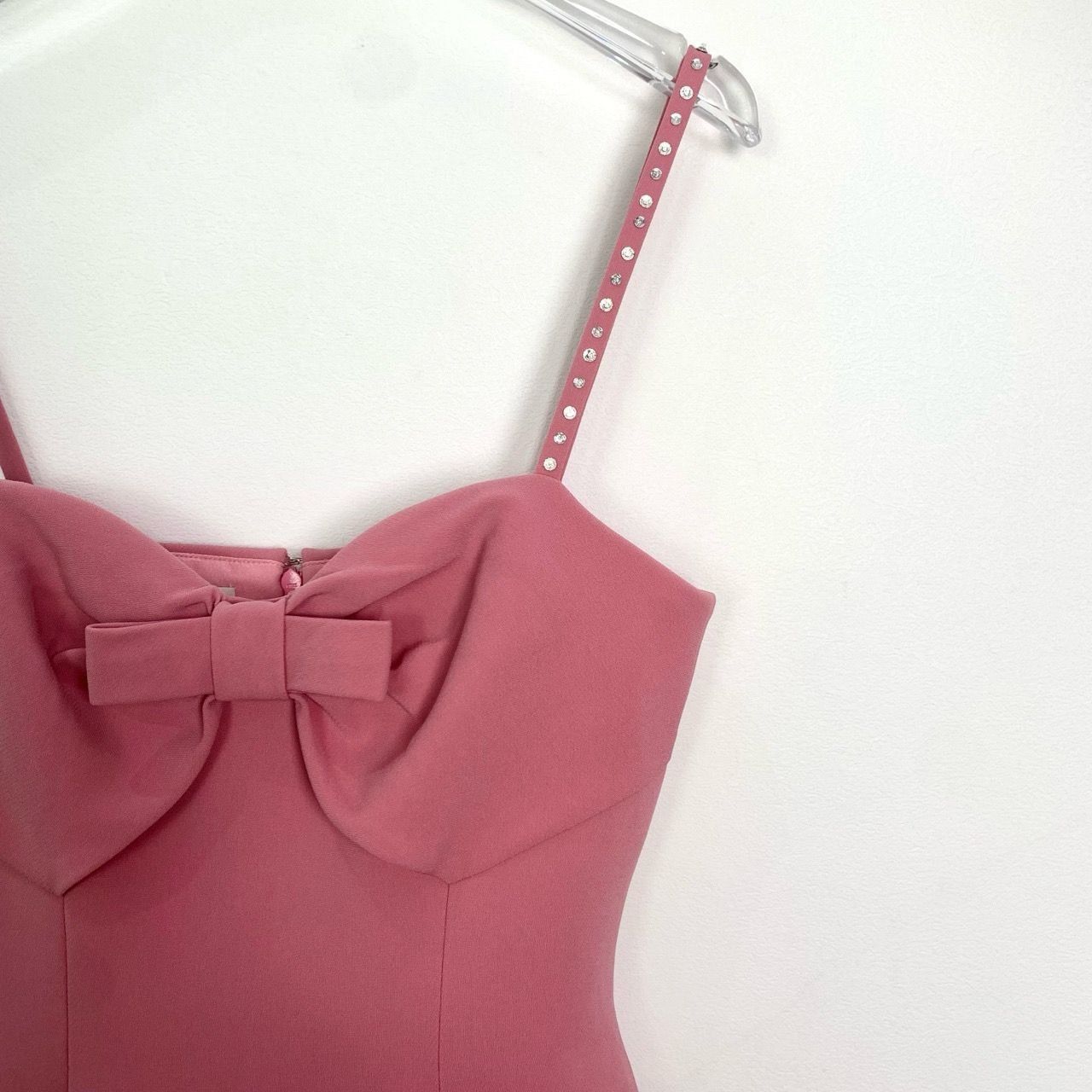 Miu Miu Miu Miu Pink Slim-Fit Bow Strap Dress Size 38 Made In Italy Size XS / US 0-2 / IT 36-38 - 7 Thumbnail