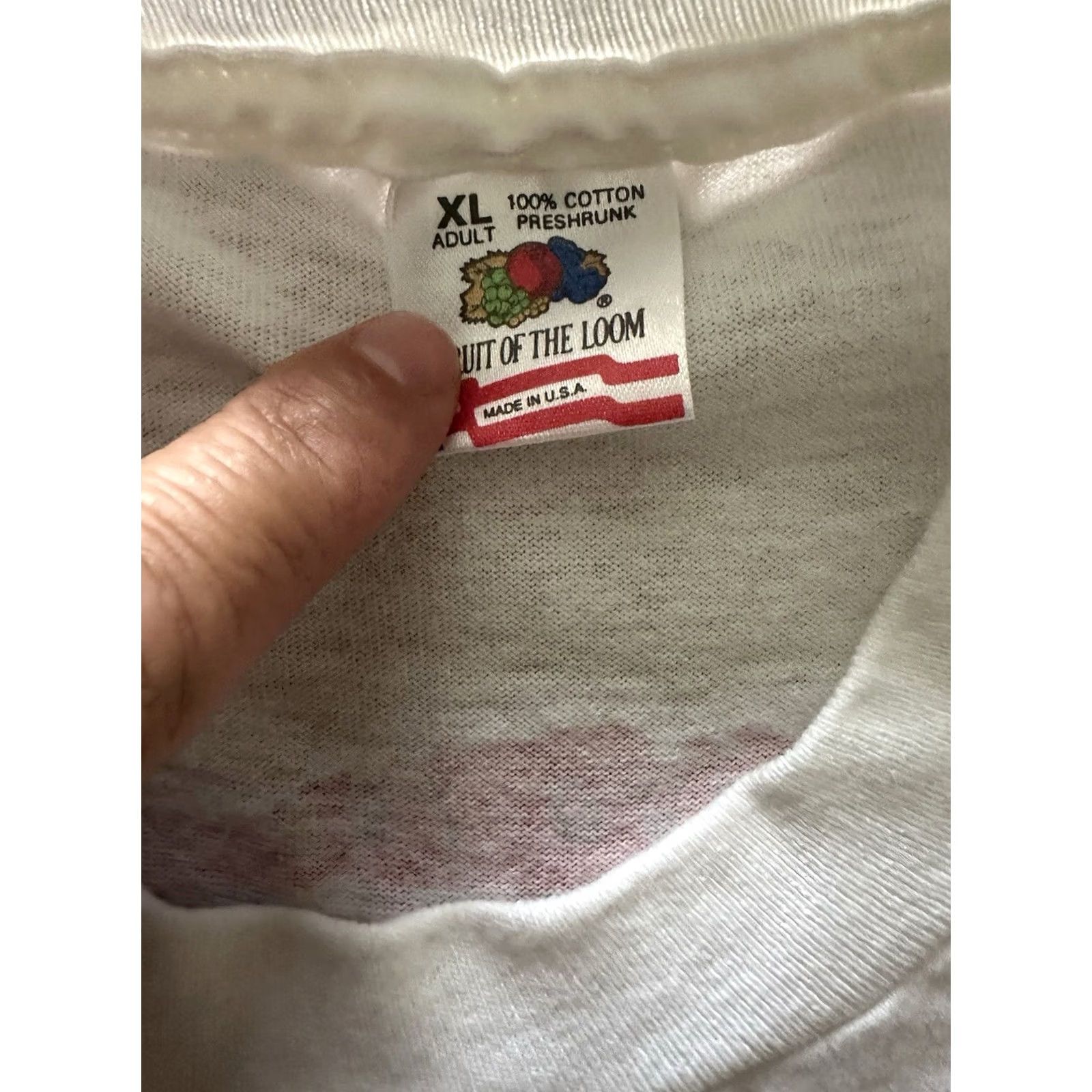 Marlboro VINTAGE Marlboro Unlimited White T-Shirt Railroad Map XL Single Stitch Mens 90s Size US XL / EU 56 / 4 - 4 Thumbnail