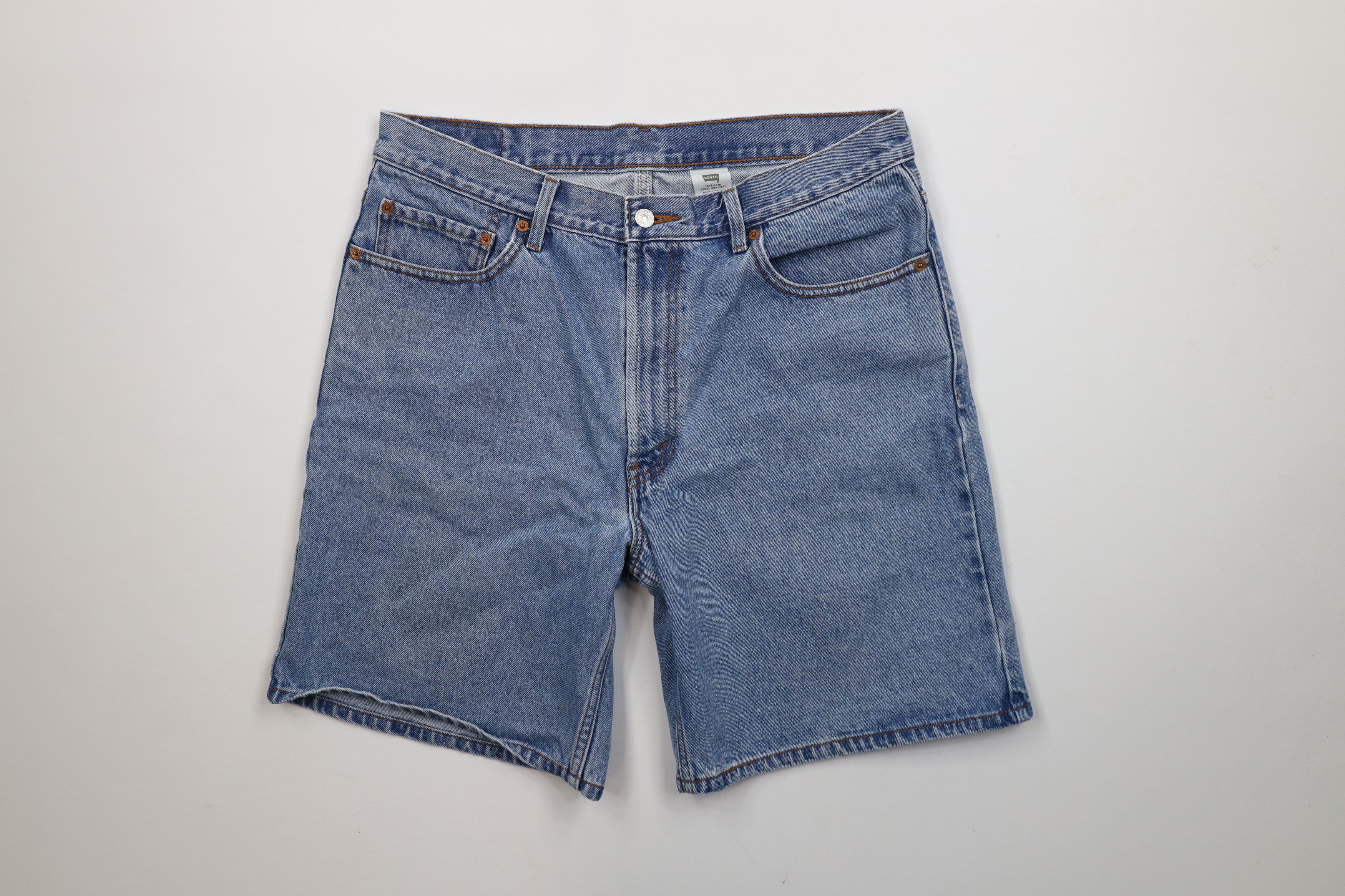 Levi's × Vintage Vintage Y2K 2004 Levis 550 Relaxed Denim Jean Shorts Jorts Size US 36 / EU 52 - 1 Thumbnail