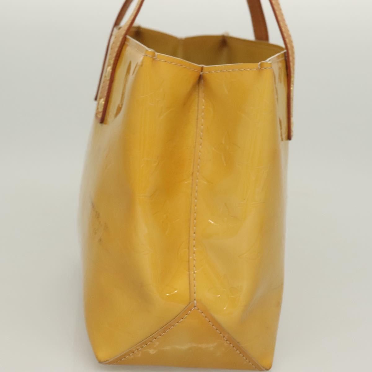 Louis Vuitton LOUIS VUITTON Monogram Vernis Reade PM Hand Bag Beige M91334 Size ONE SIZE - 3 Thumbnail