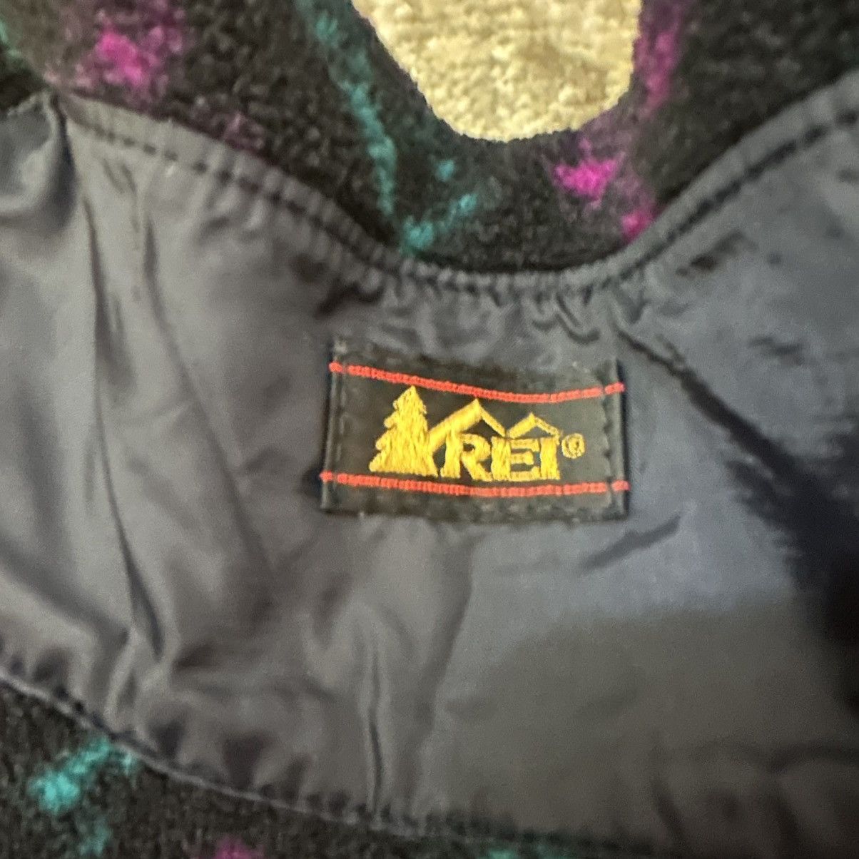 Rei × Vintage Vintage REI Retro Abstract Print Polar Fleece Halfzip Jacket Size US L / EU 52-54 / 3 - 7 Thumbnail