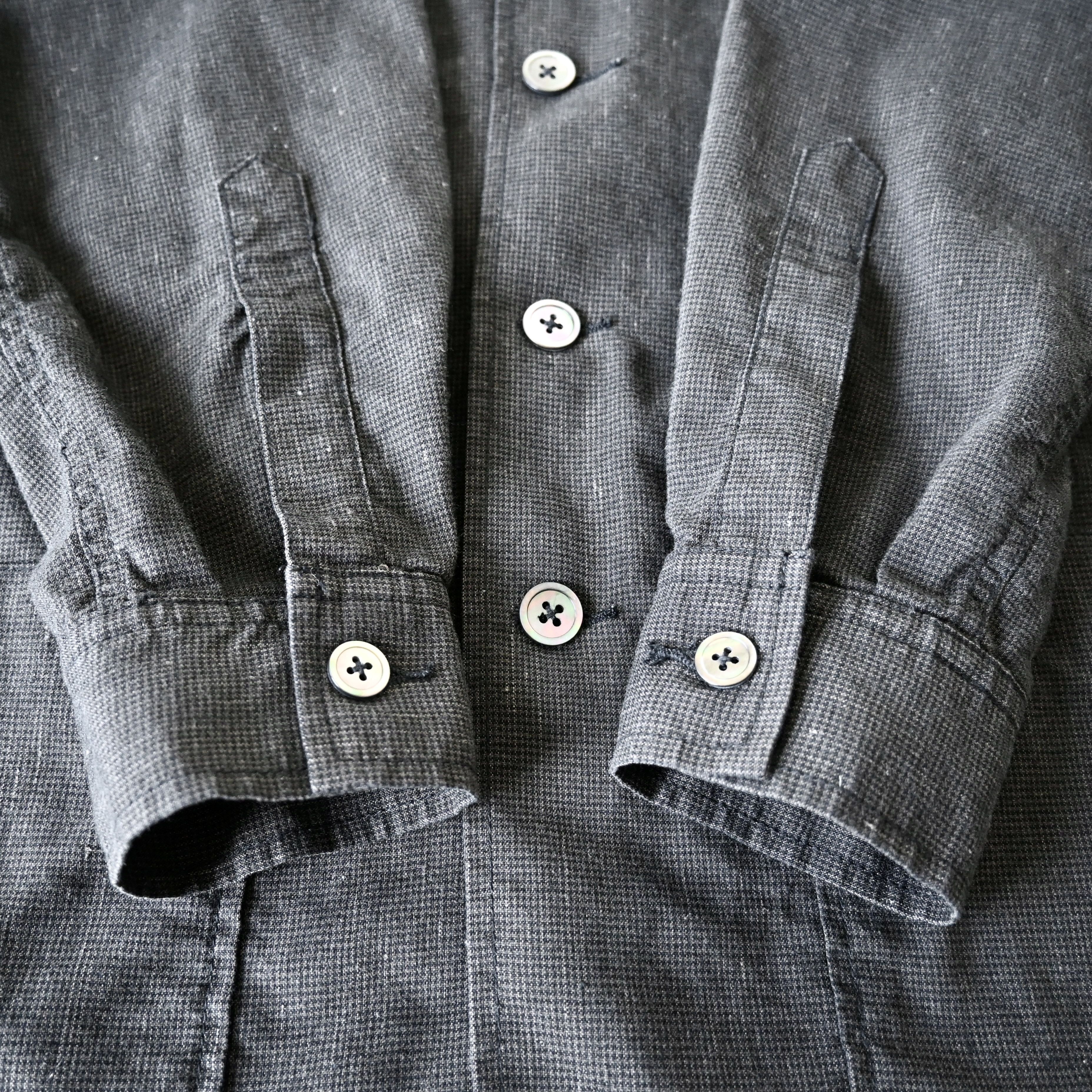 Beams Plus BEAMS Plus linen/rayon blend 2-pocket jacket, houndtooth Size US M / EU 48-50 / 2 - 18 Thumbnail