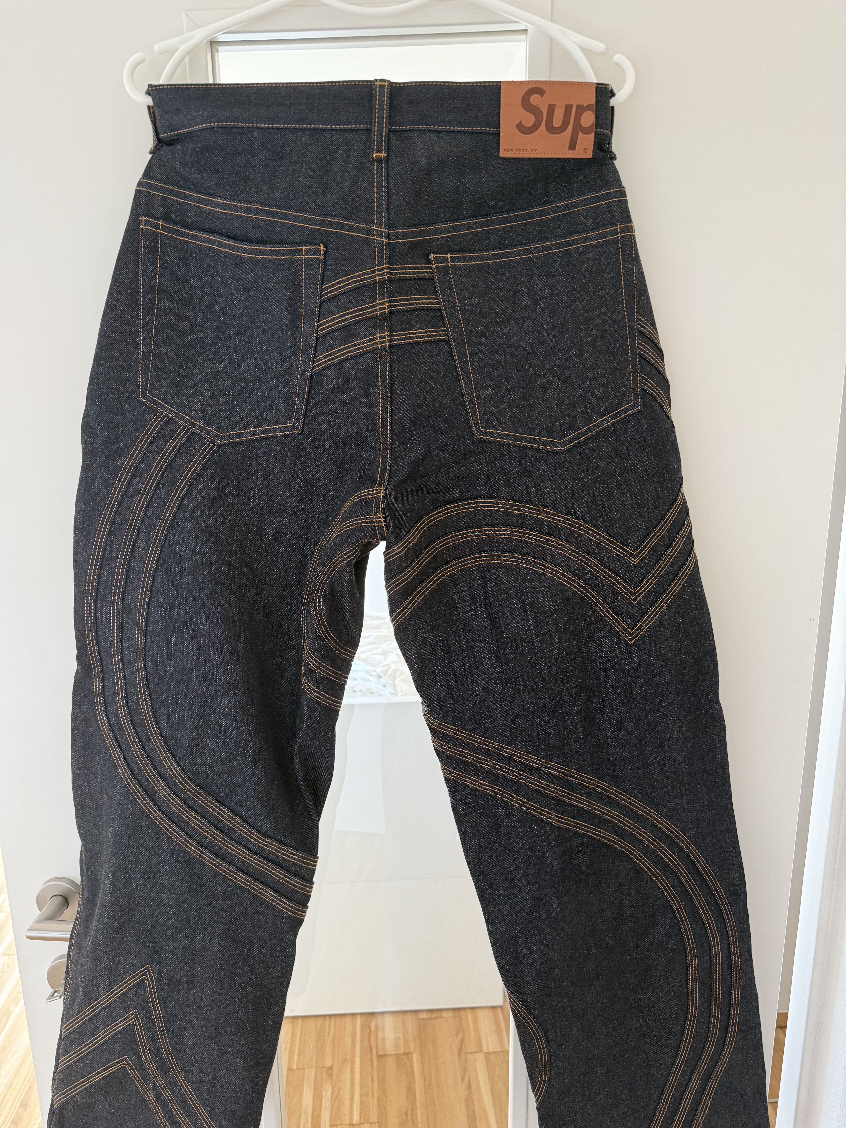 Supreme Supreme S Logo Rigid Baggy Jean | Grailed