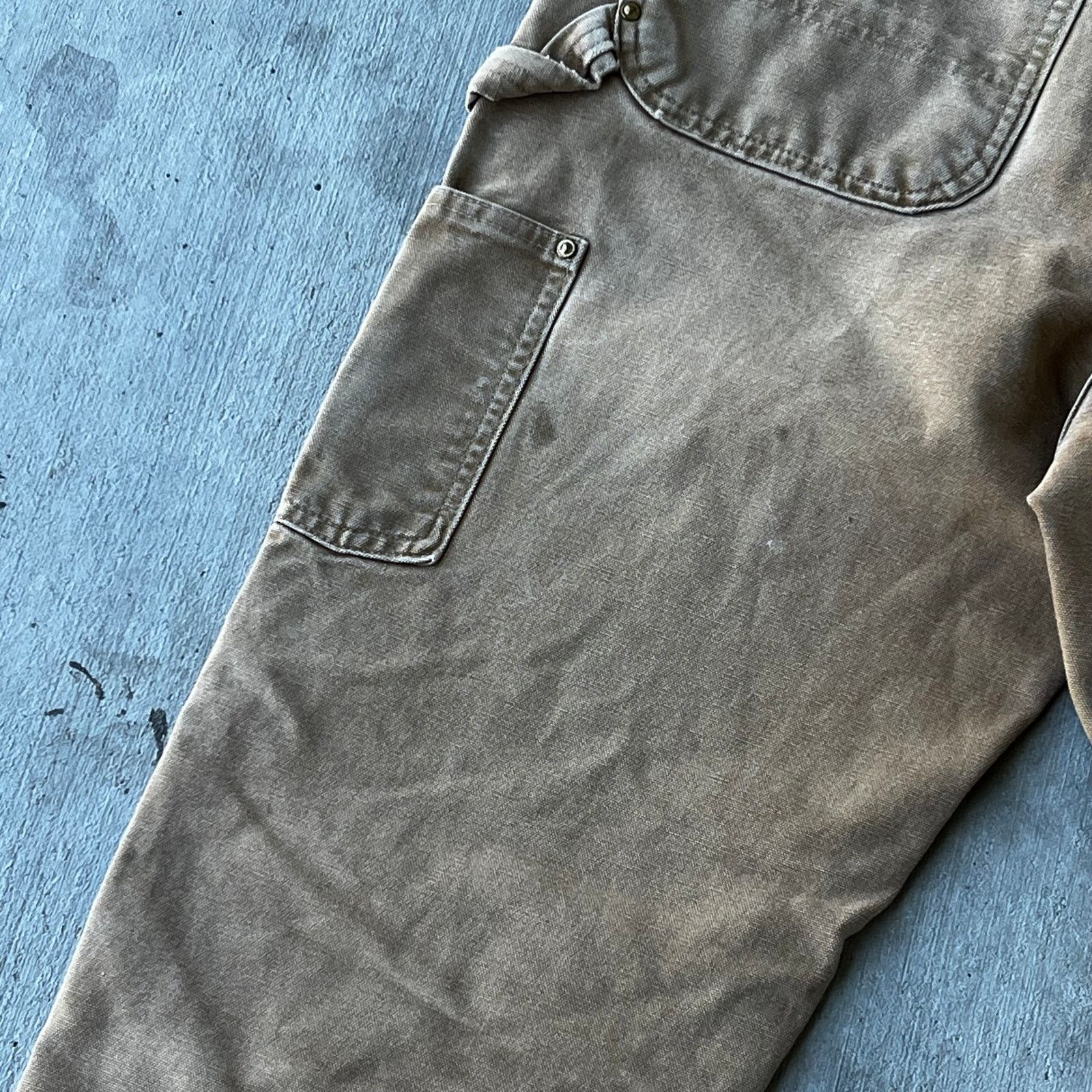 Carhartt × Vintage Carhartt faded brown double knee work wear carpenter pants Size US 30 / EU 46 - 11 Thumbnail