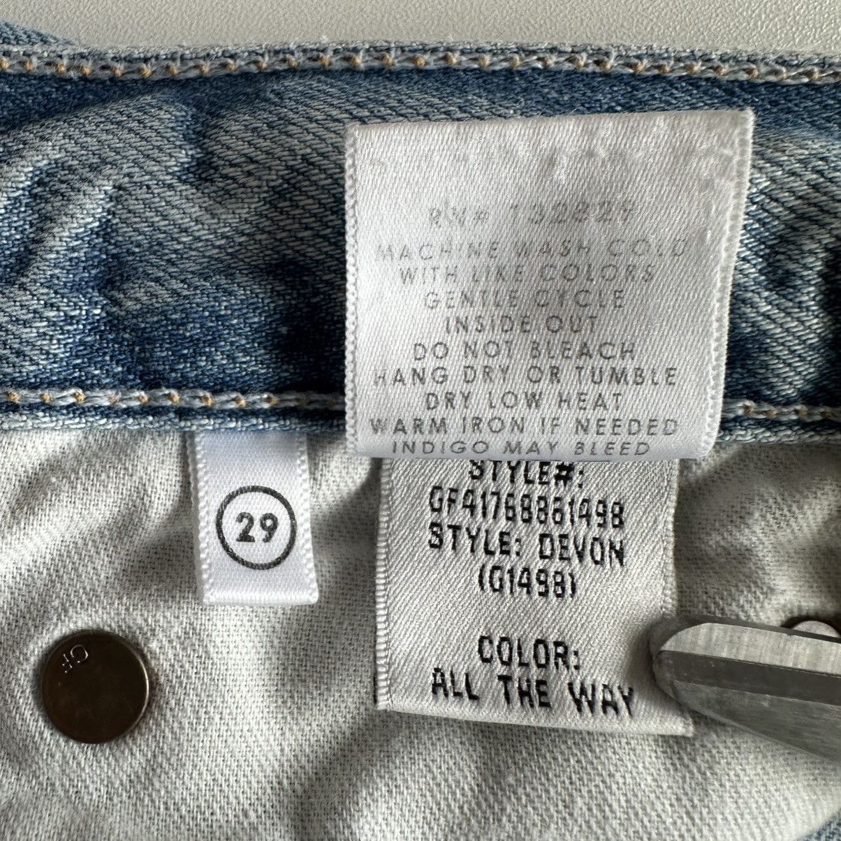 GRLFRND GRLFRND Devon Distressed HR Straight Crop Jeans Size 29 Size 29" - 6 Thumbnail