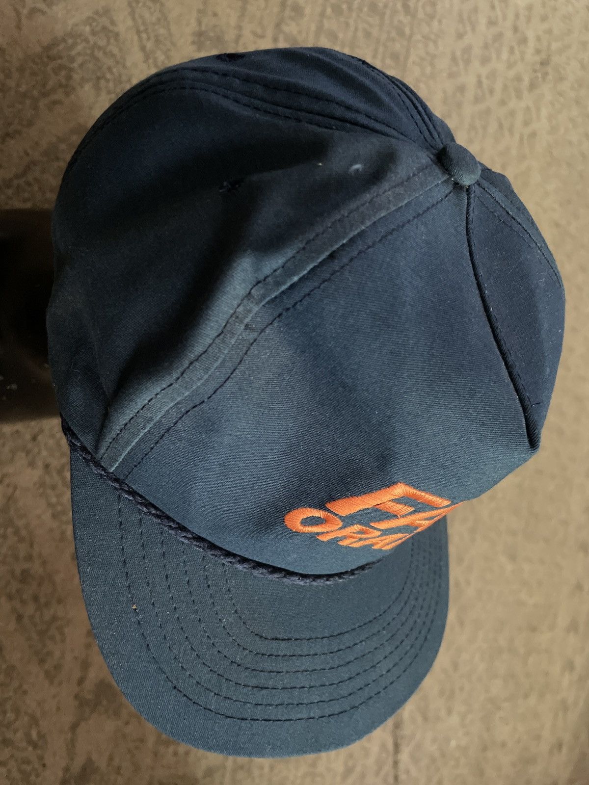 Vintage FAST ORANGE HAT roped Strapback vintage cap hand cleaner vtg Size ONE SIZE - 4 Thumbnail