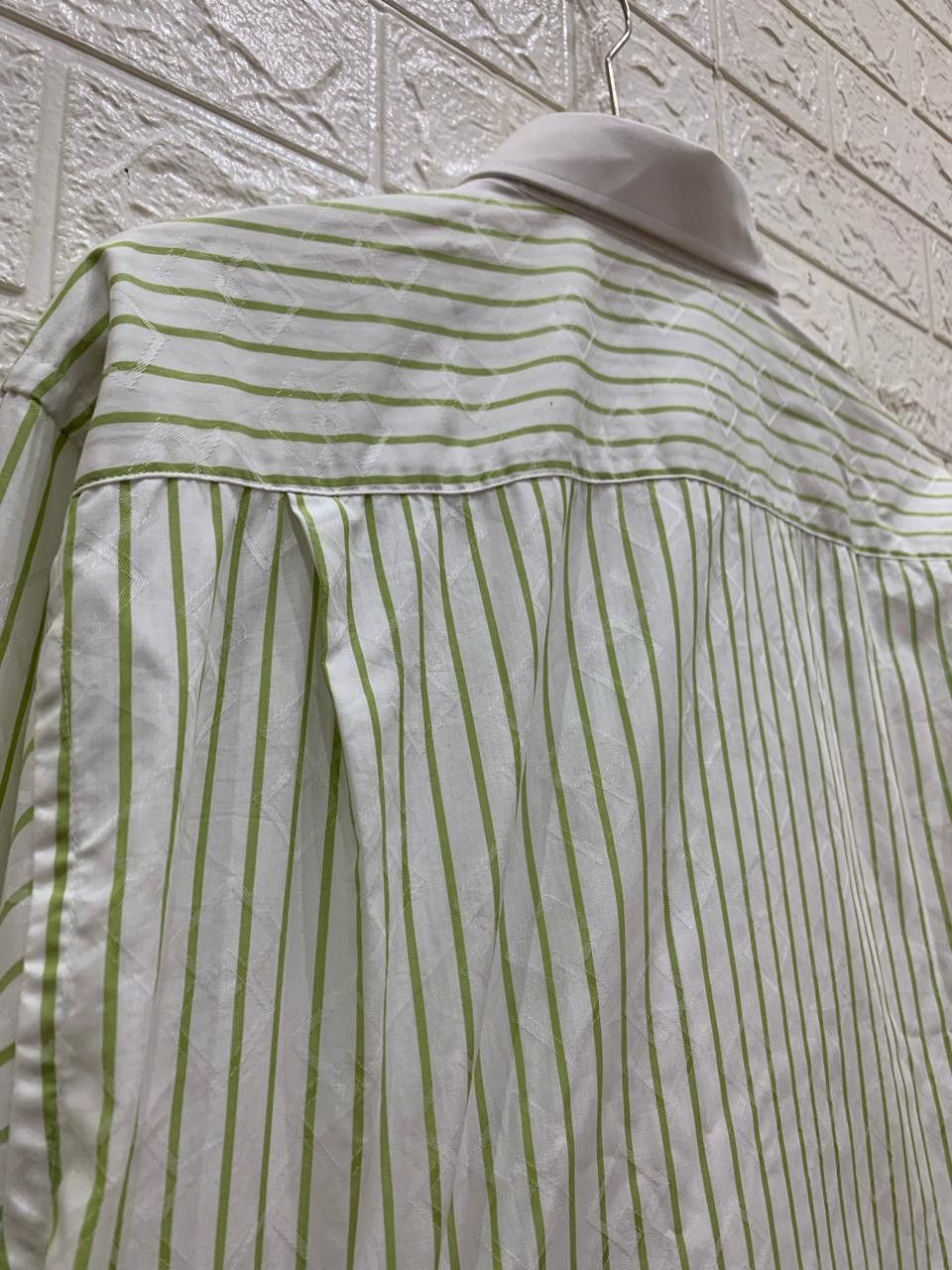 Givenchy 2000s Givenchy stripe diamond pattern button upshirt Size US XL / EU 56 / 4 - 5 Thumbnail