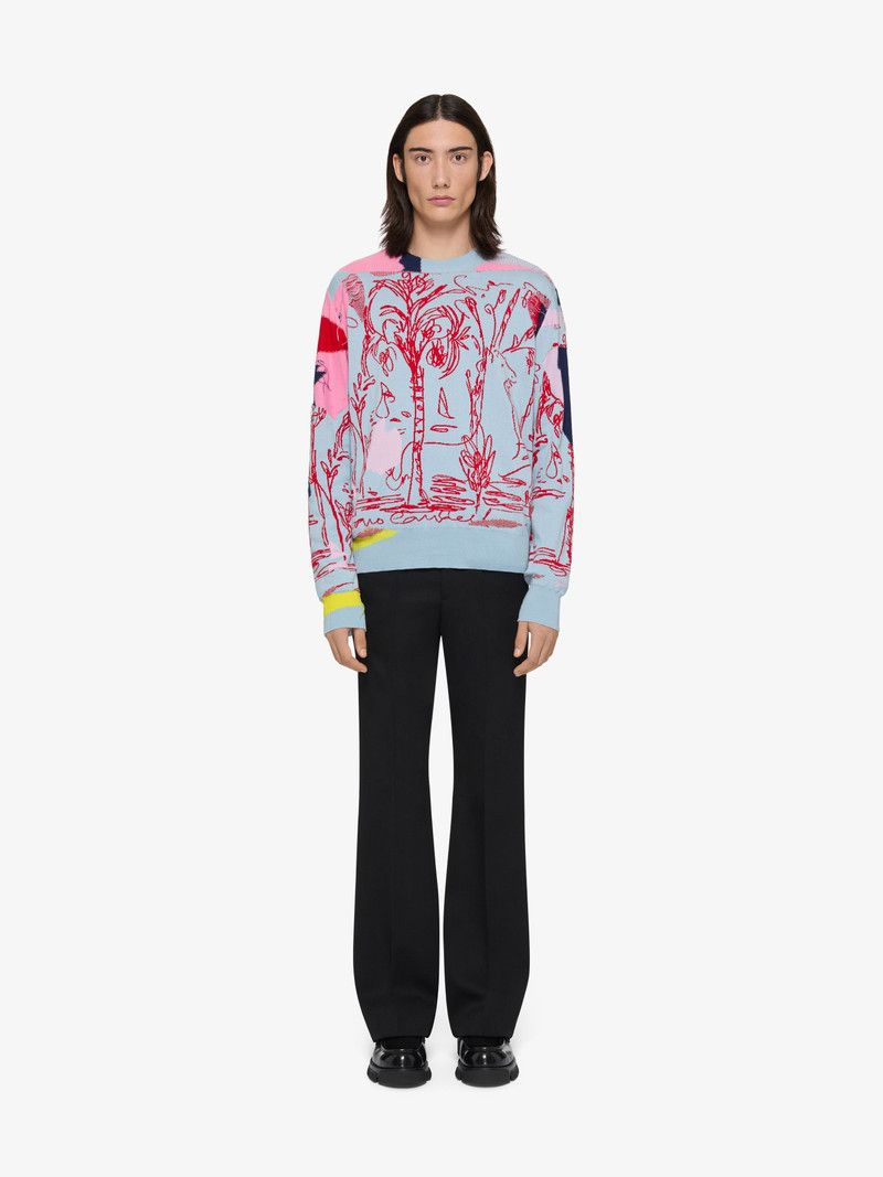 Givenchy o1w1db10426 Crew Neck Sweater in Multicolor Size US S / EU 44-46 / 1 - 2 Thumbnail