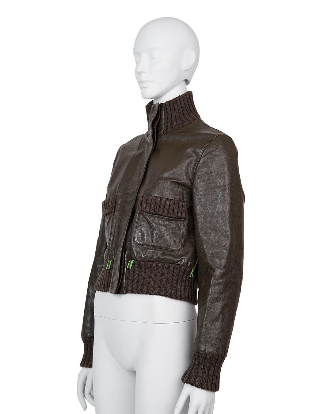 Miu Miu Miu Miu F/W1999 Leathery Jacket Size M / US 6-8 / IT 42-44 - 3 Thumbnail